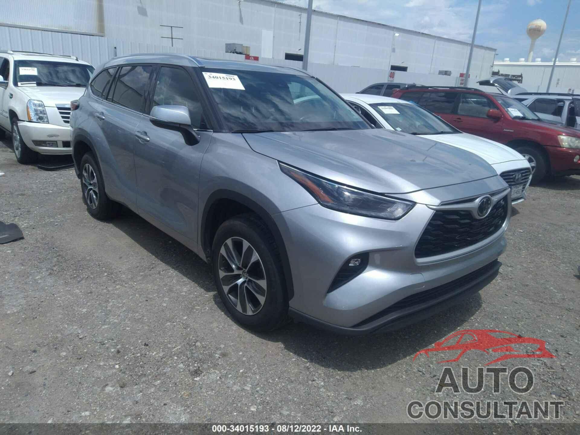 TOYOTA HIGHLANDER 2021 - 5TDGZRAH3MS515820