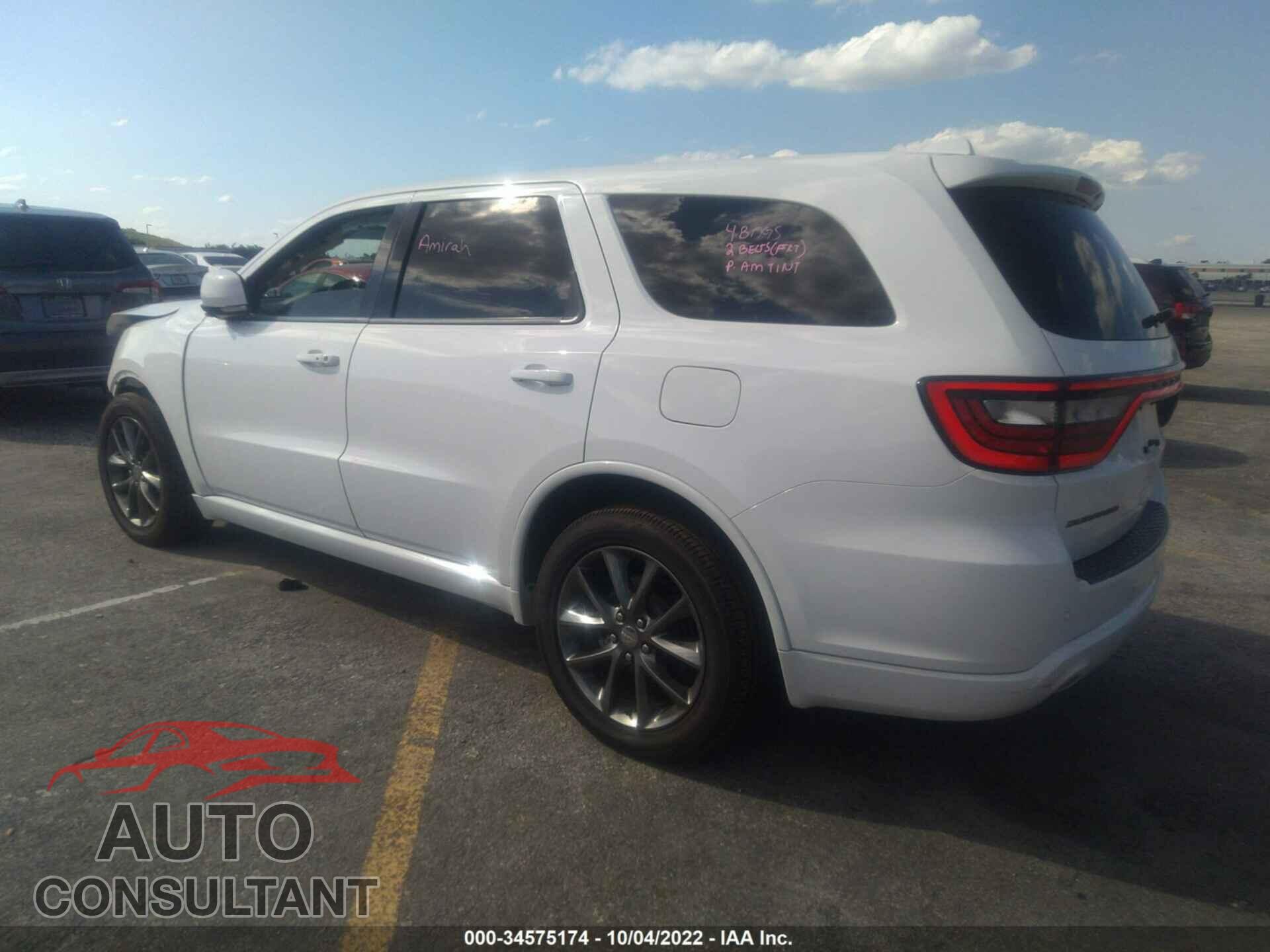 DODGE DURANGO 2017 - 1C4RDHDG3HC823646