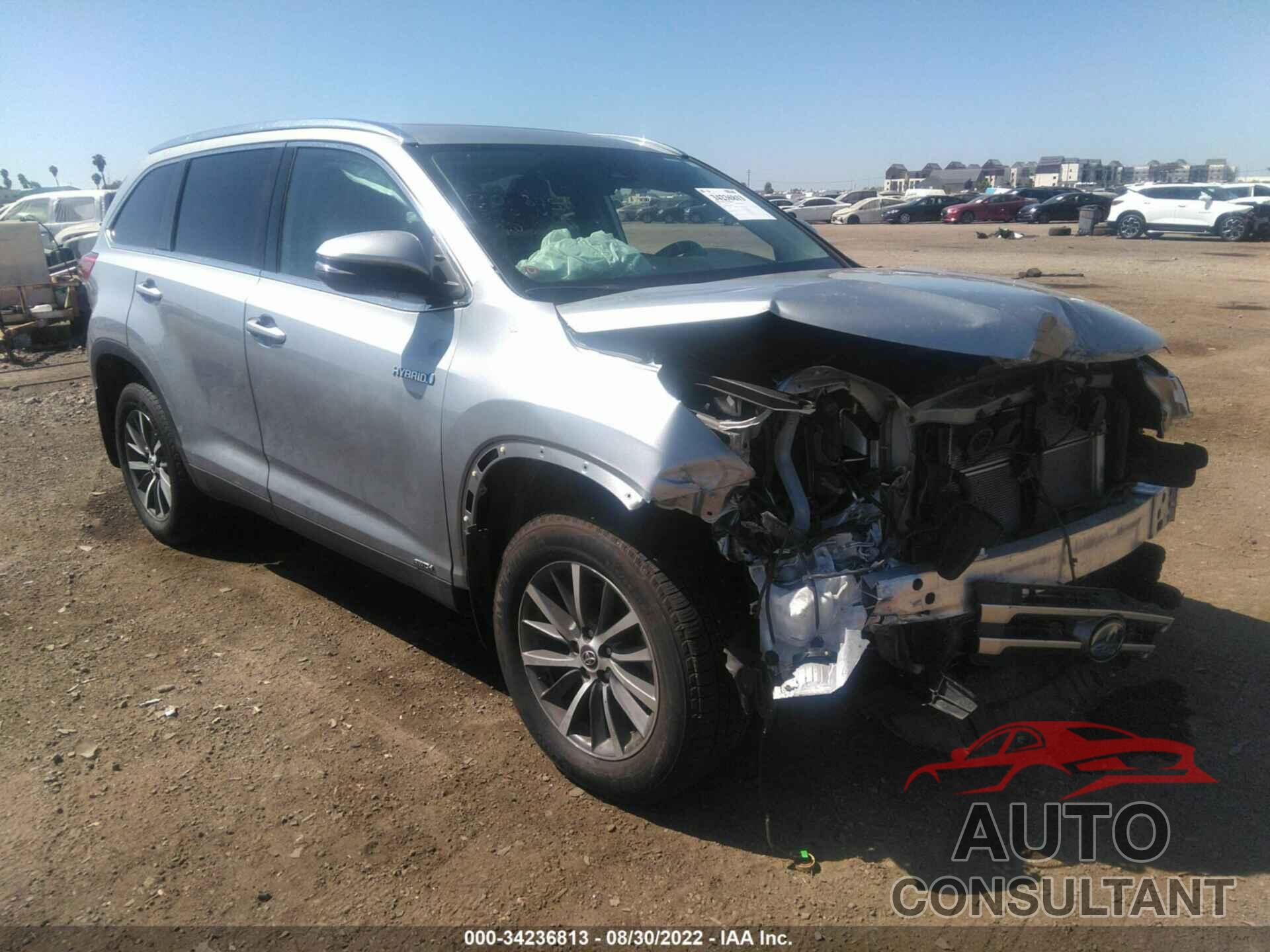 TOYOTA HIGHLANDER 2019 - 5TDJGRFHXKS064550