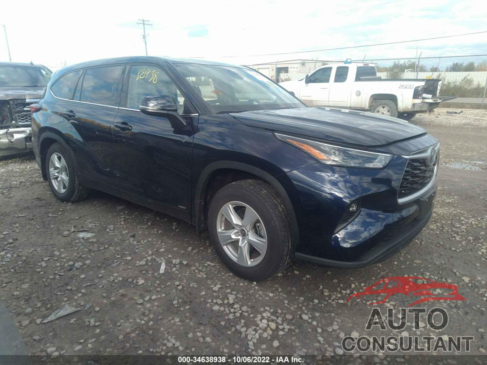 TOYOTA HIGHLANDER 2022 - 5TDBBRCHXNS560265