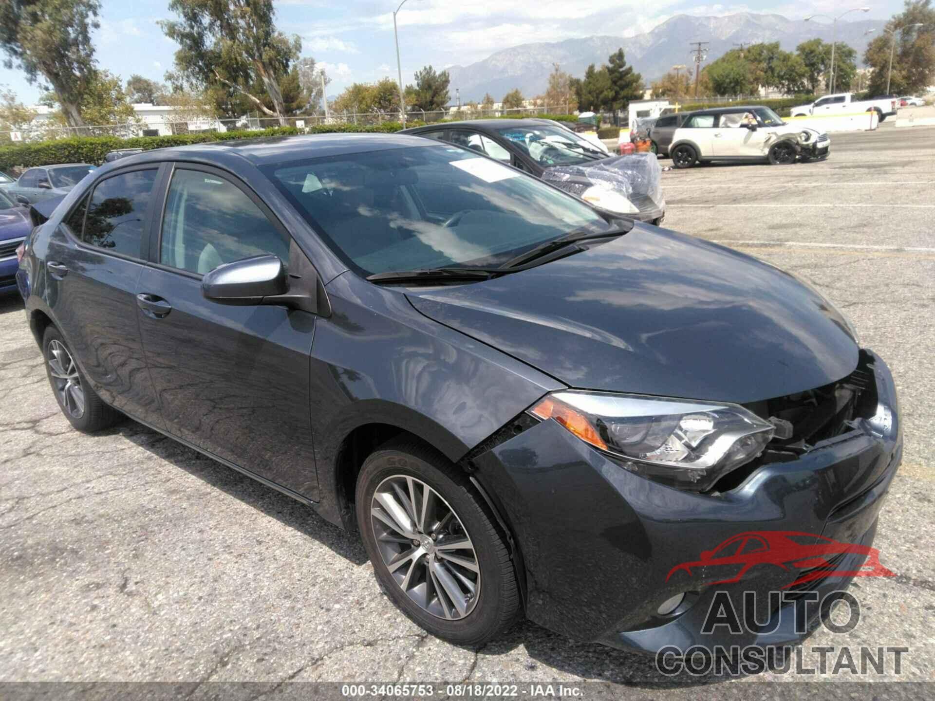 TOYOTA COROLLA 2016 - 5YFBURHE0GP516523
