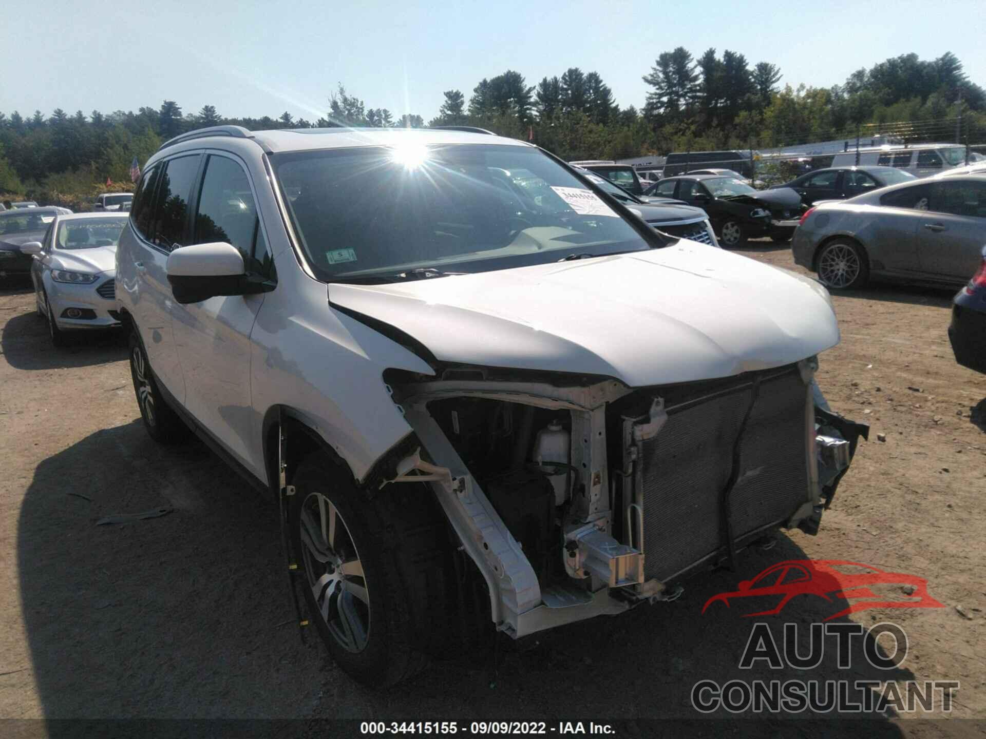 HONDA PILOT 2017 - 5FNYF6H58HB074770