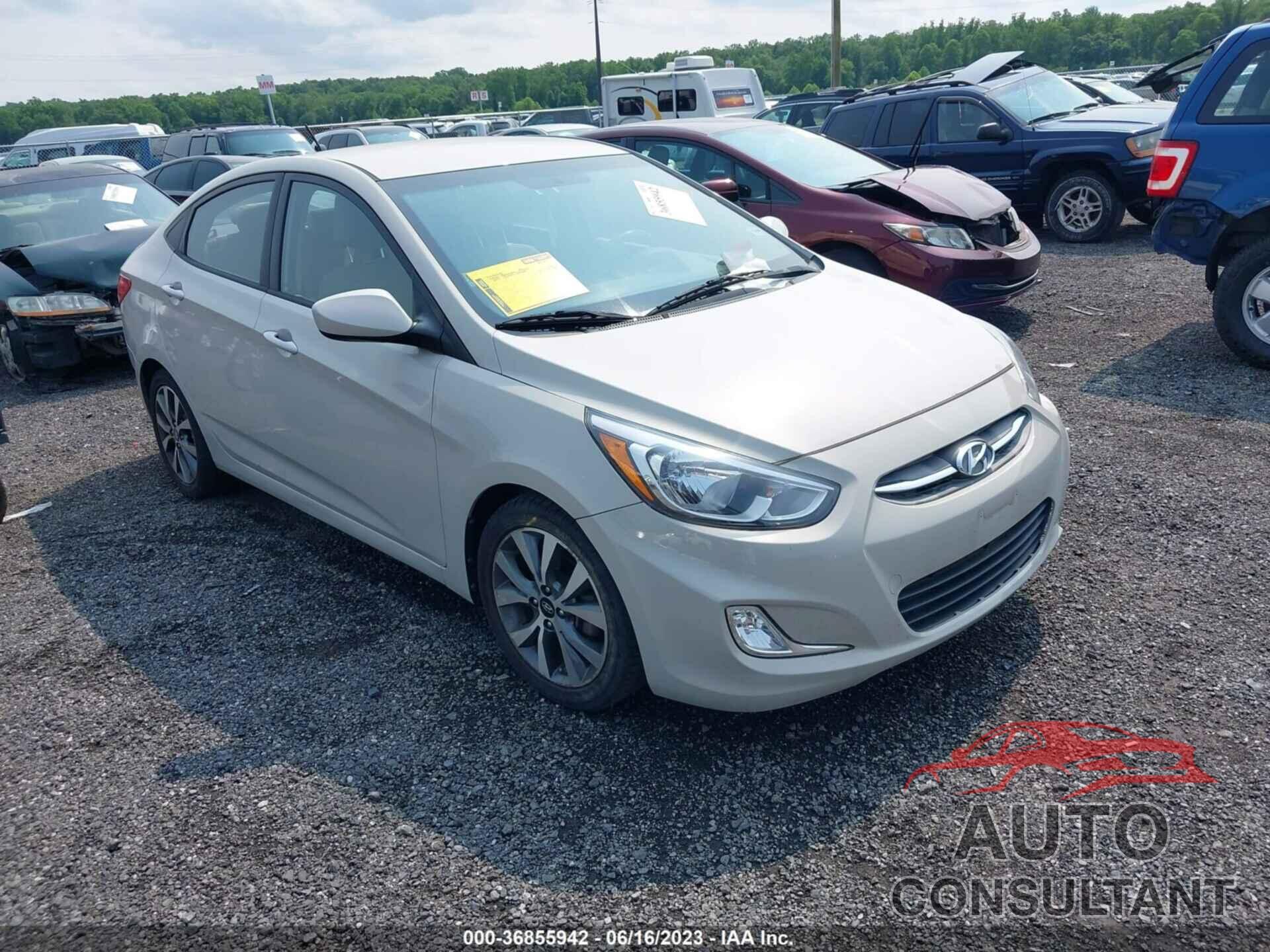 HYUNDAI ACCENT 2016 - KMHCT4AEXGU061697