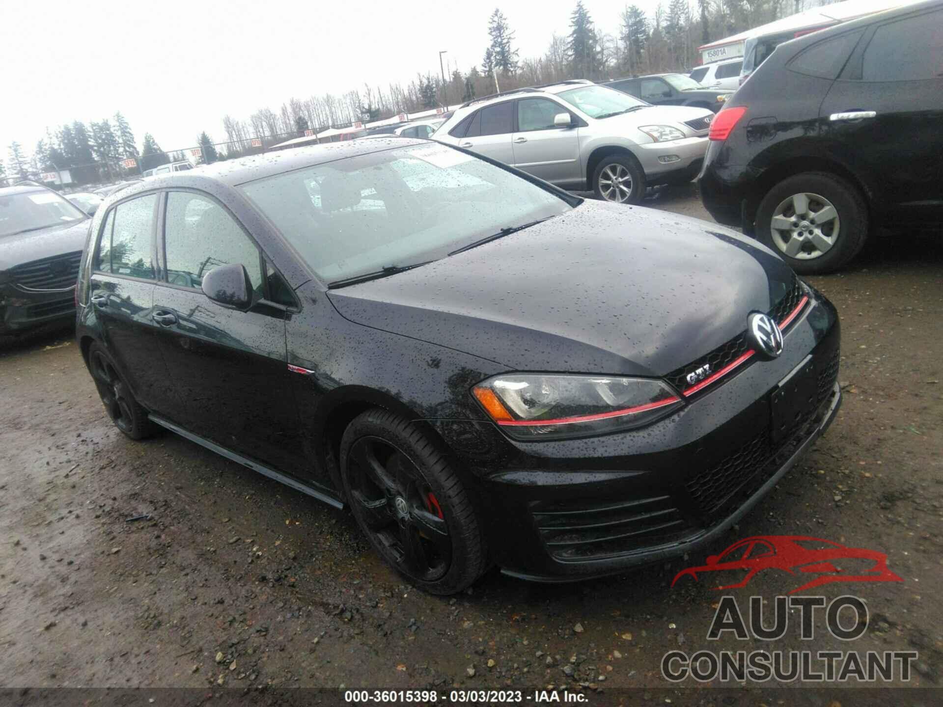 VOLKSWAGEN GOLF GTI 2016 - 3VW4T7AU1GM021866