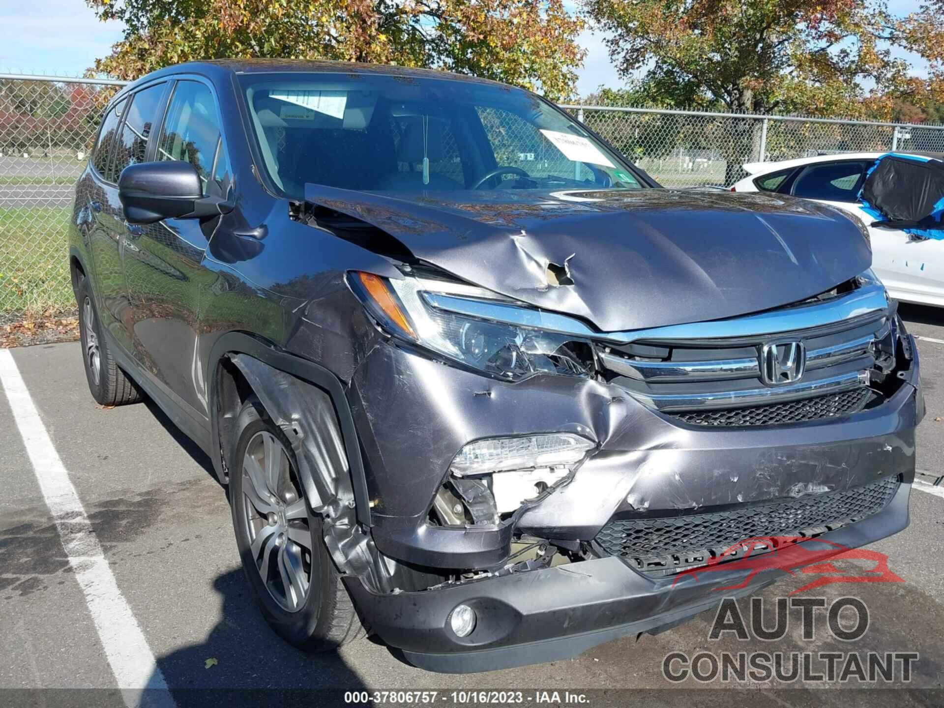 HONDA PILOT 2017 - 5FNYF6H72HB062972