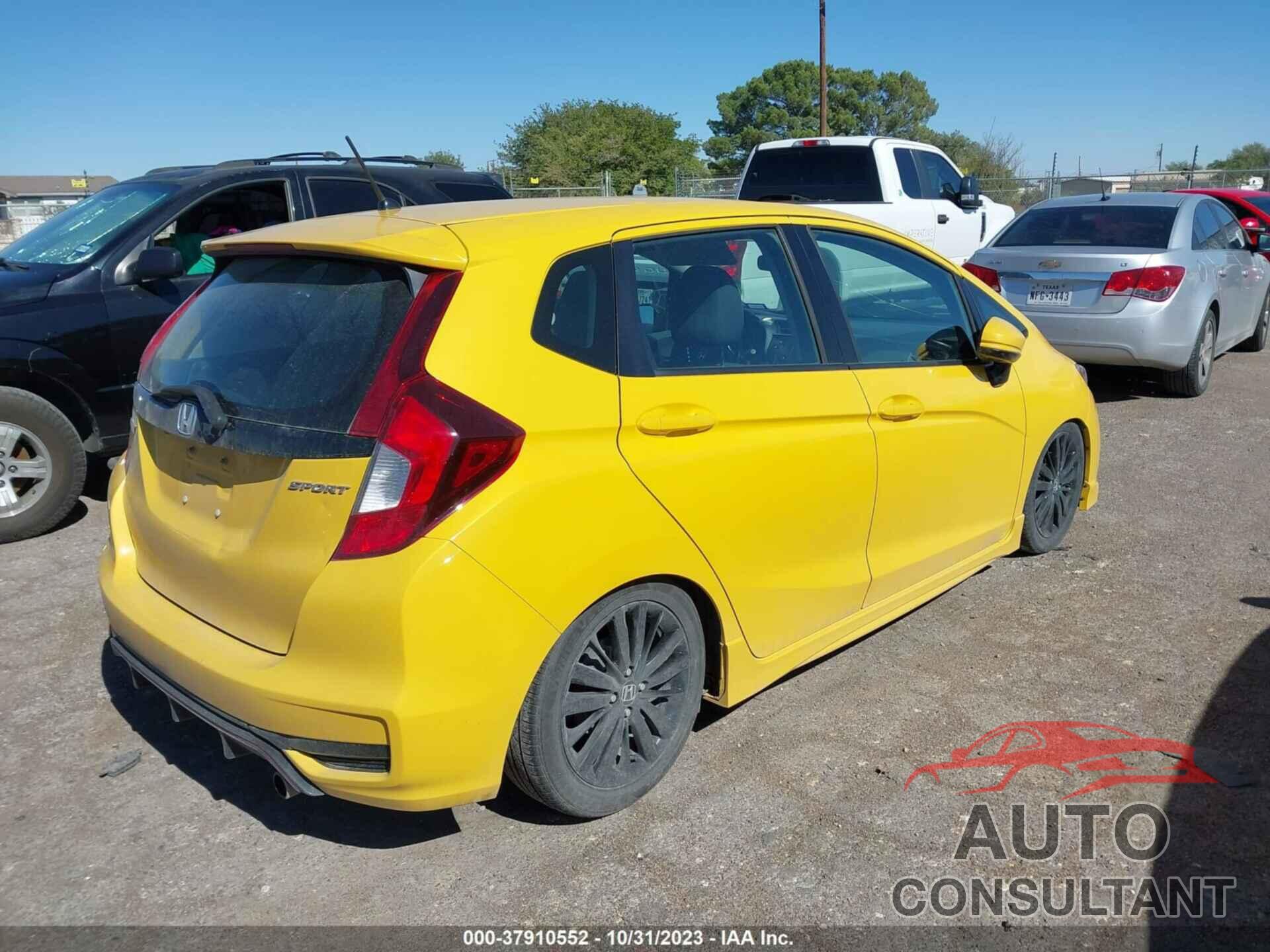 HONDA FIT 2019 - 3HGGK5H62KM724417