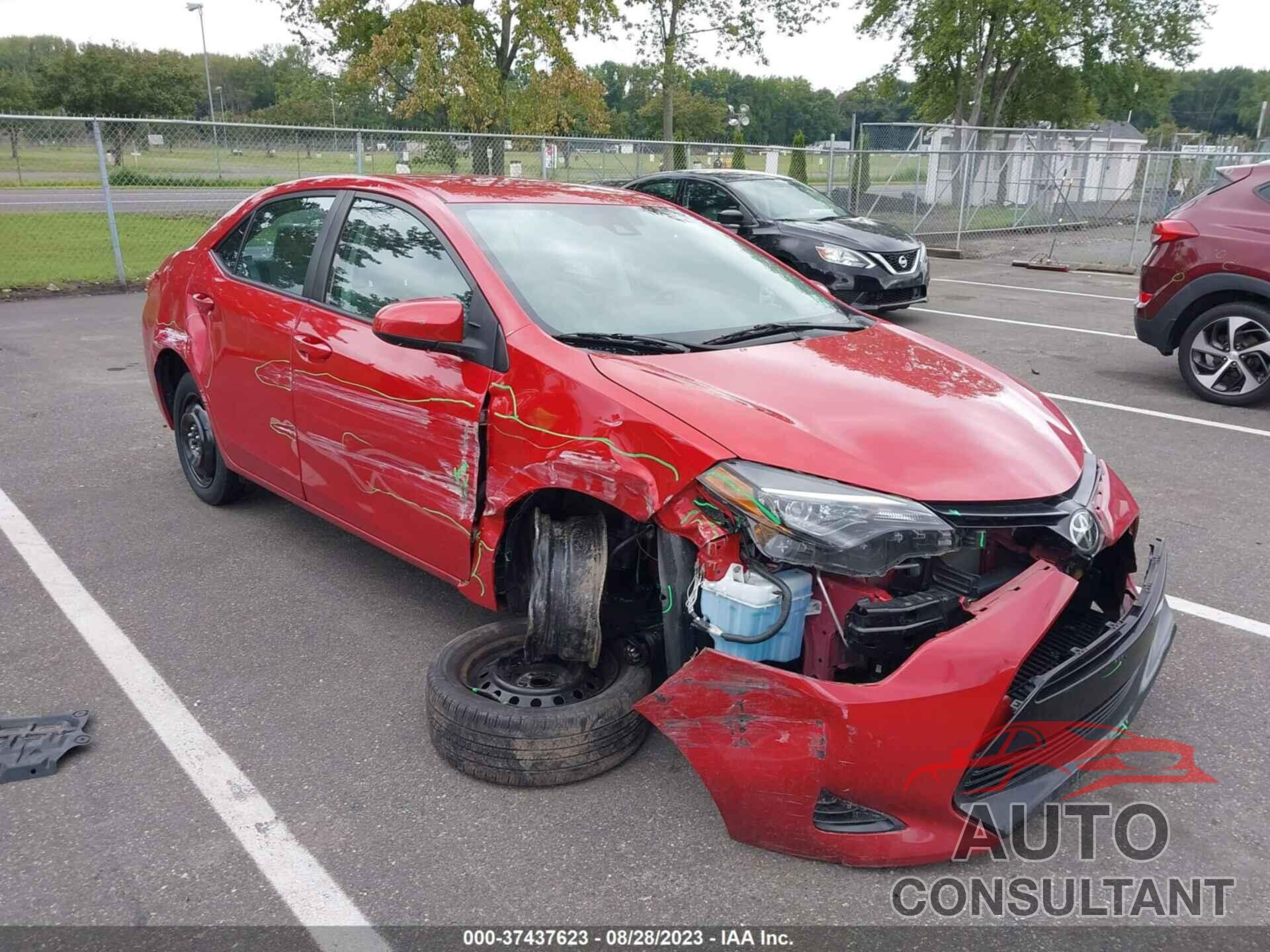 TOYOTA COROLLA 2019 - 2T1BURHE7KC213361