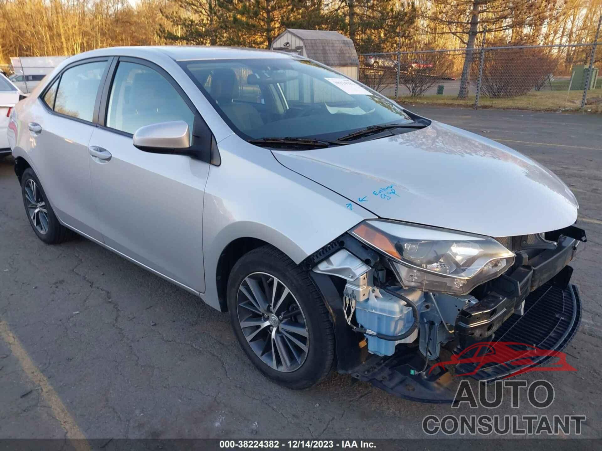 TOYOTA COROLLA 2016 - 2T1BURHE7GC498456