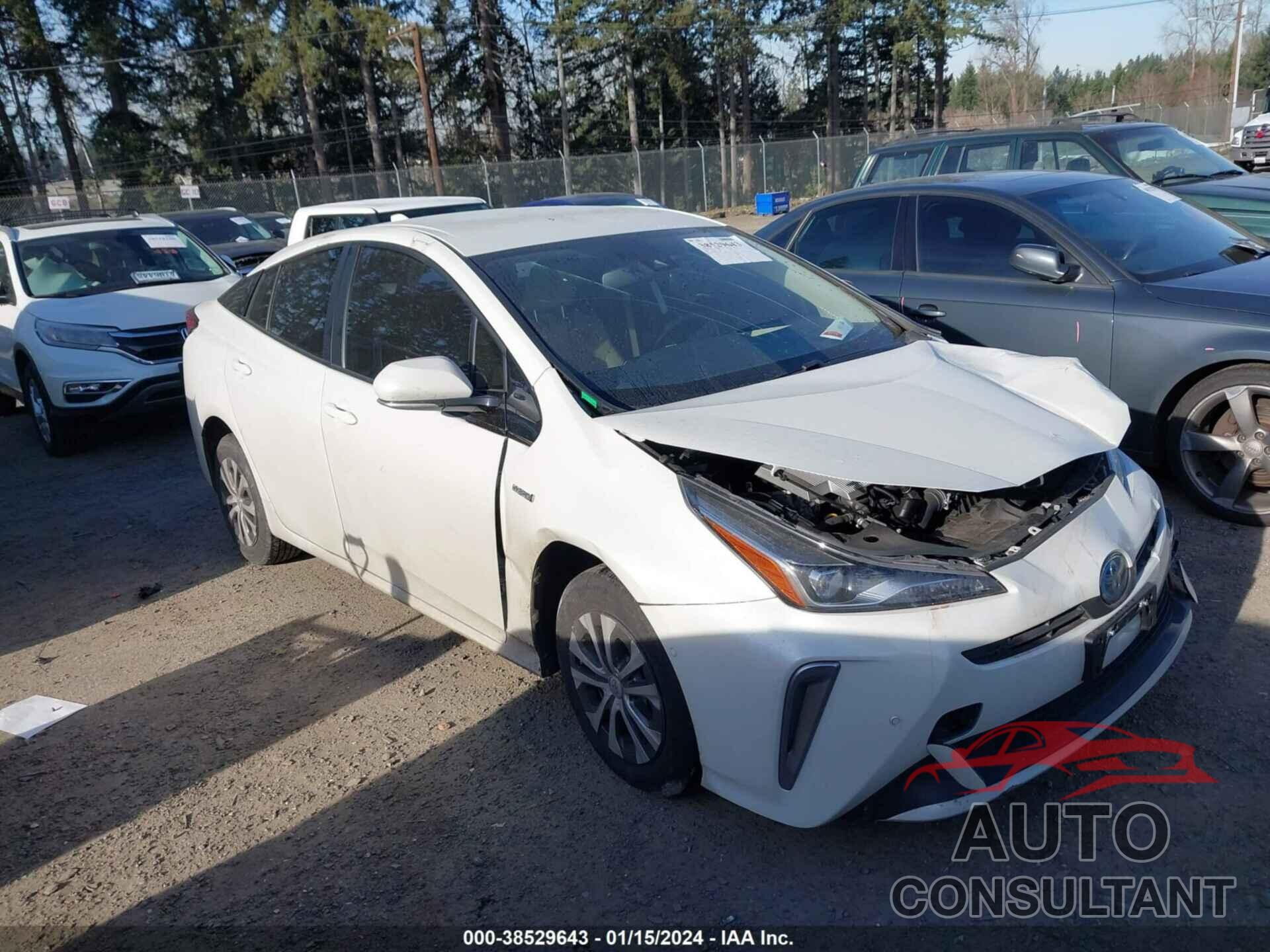 TOYOTA PRIUS 2020 - JTDL9RFUXL3021491