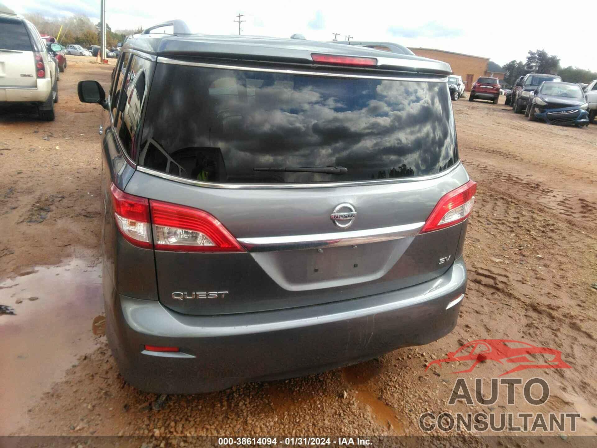 NISSAN QUEST 2017 - JN8AE2KP9H9165777