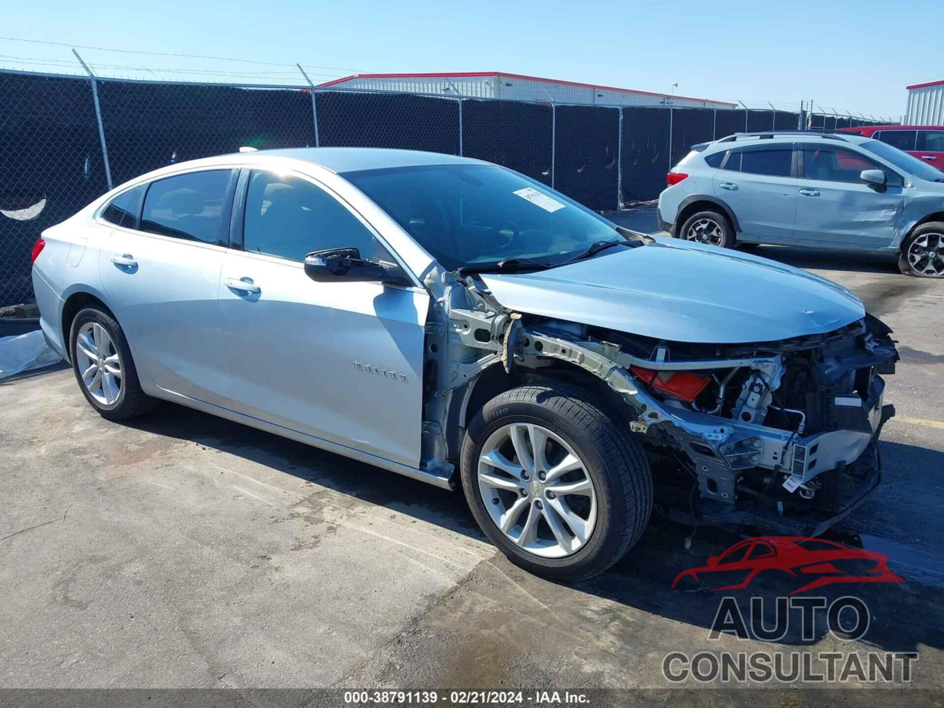 CHEVROLET MALIBU 2017 - 1G1ZE5ST0HF267864