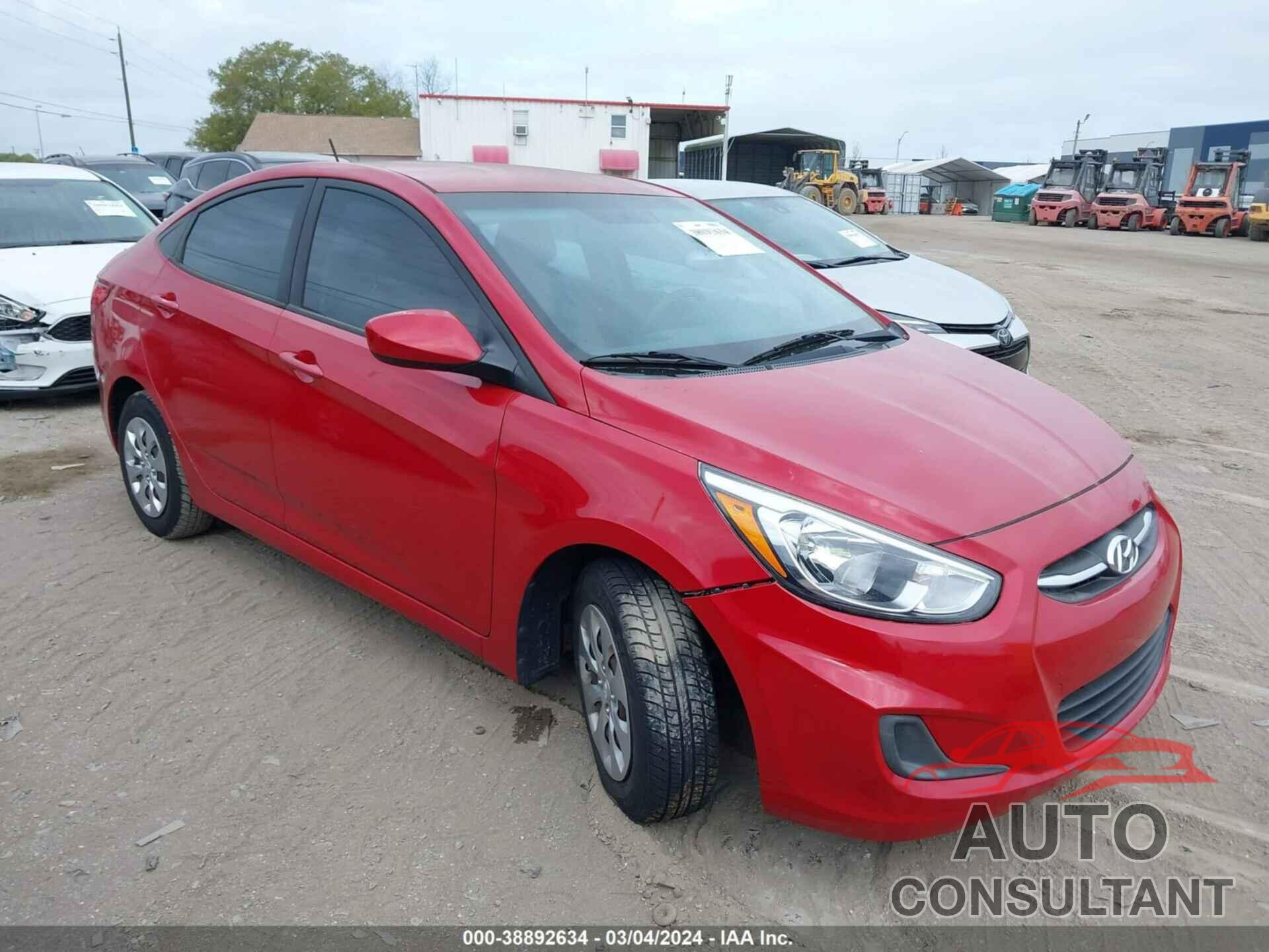 HYUNDAI ACCENT 2016 - KMHCT4AE2GU942961