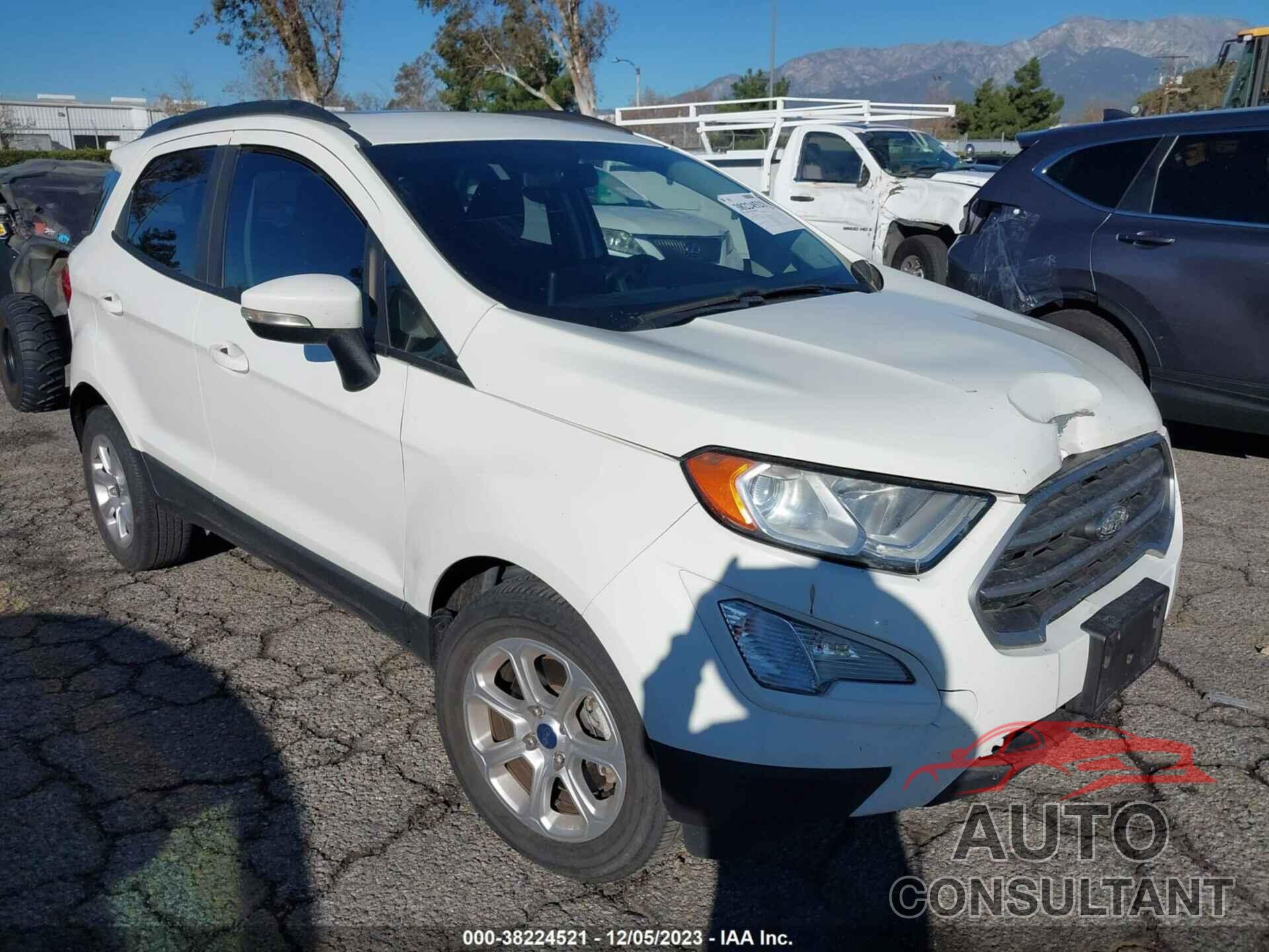 FORD ECOSPORT 2019 - MAJ3S2GE4KC290688