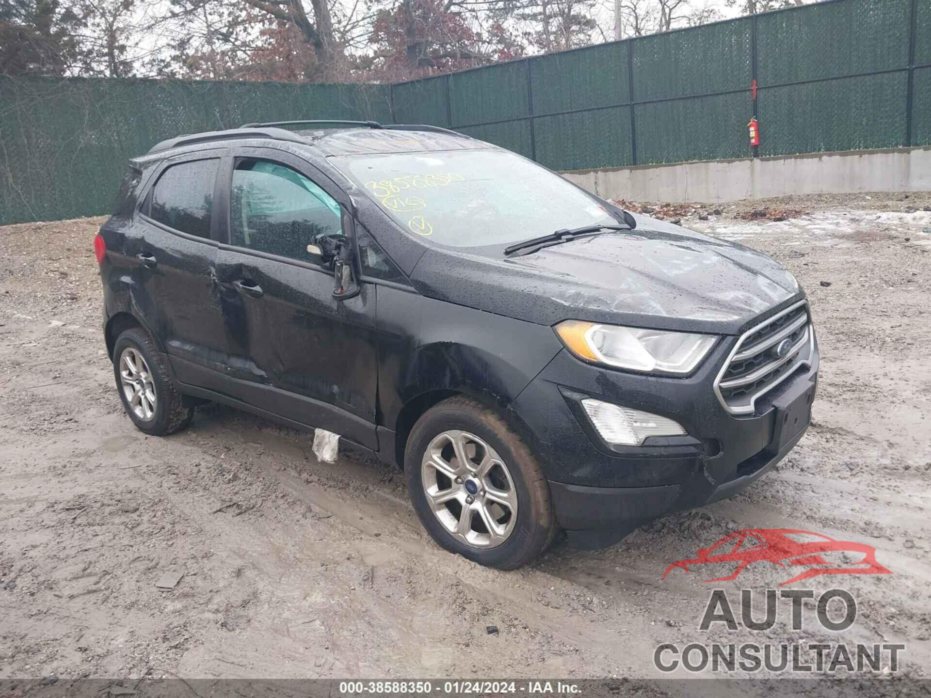 FORD ECOSPORT 2018 - MAJ3P1TE9JC160566