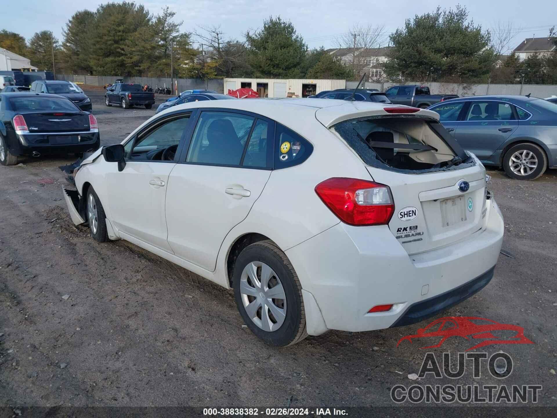 SUBARU IMPREZA 2016 - JF1GPAA63GH288942