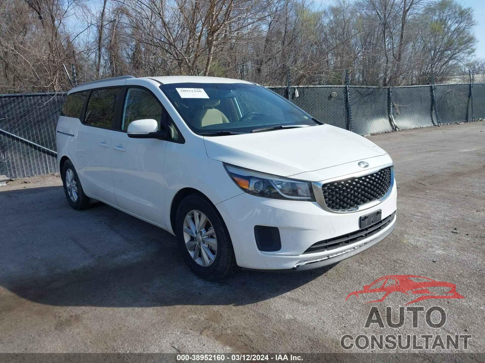 KIA SEDONA 2016 - KNDMB5C11G6089999