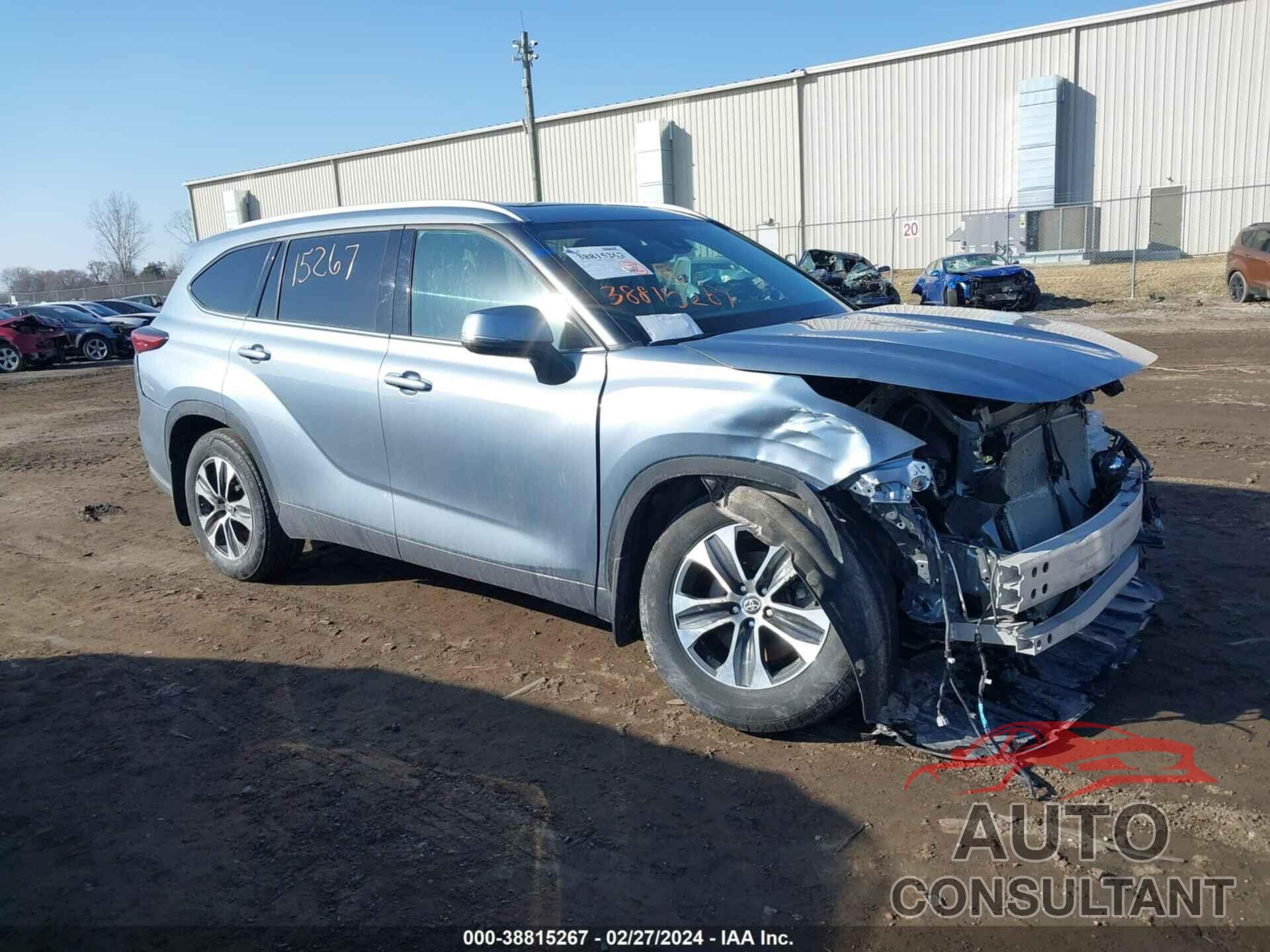 TOYOTA HIGHLANDER 2022 - 5TDGZRBH1NS163689