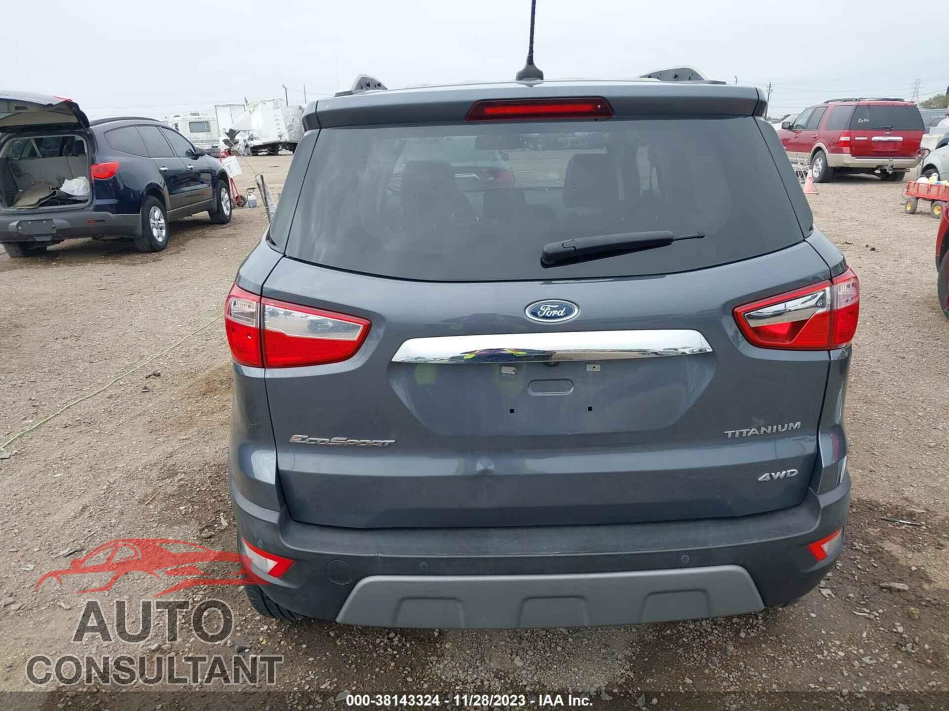 FORD ECOSPORT 2019 - MAJ6S3KL0KC251122
