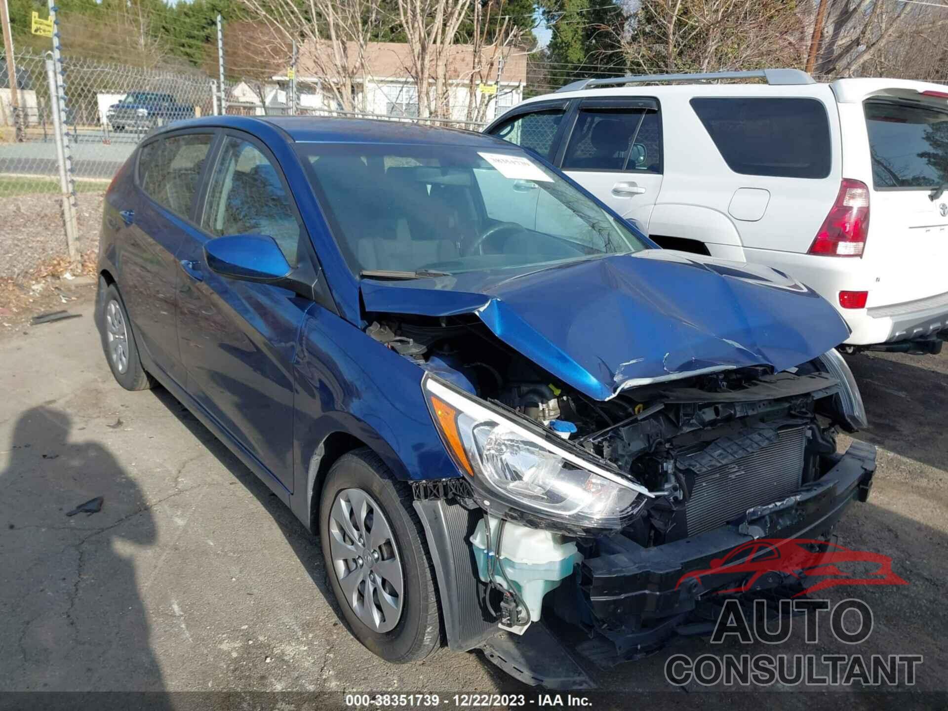 HYUNDAI ACCENT 2017 - KMHCT5AE5HU346086