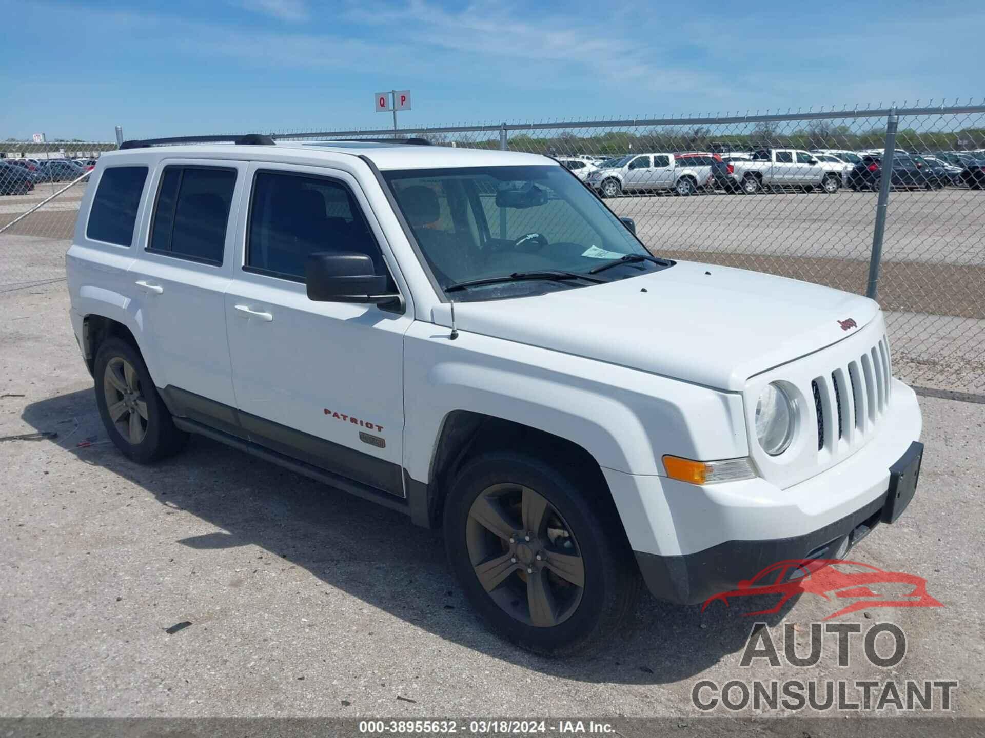 JEEP PATRIOT 2017 - 1C4NJPBB9HD200244