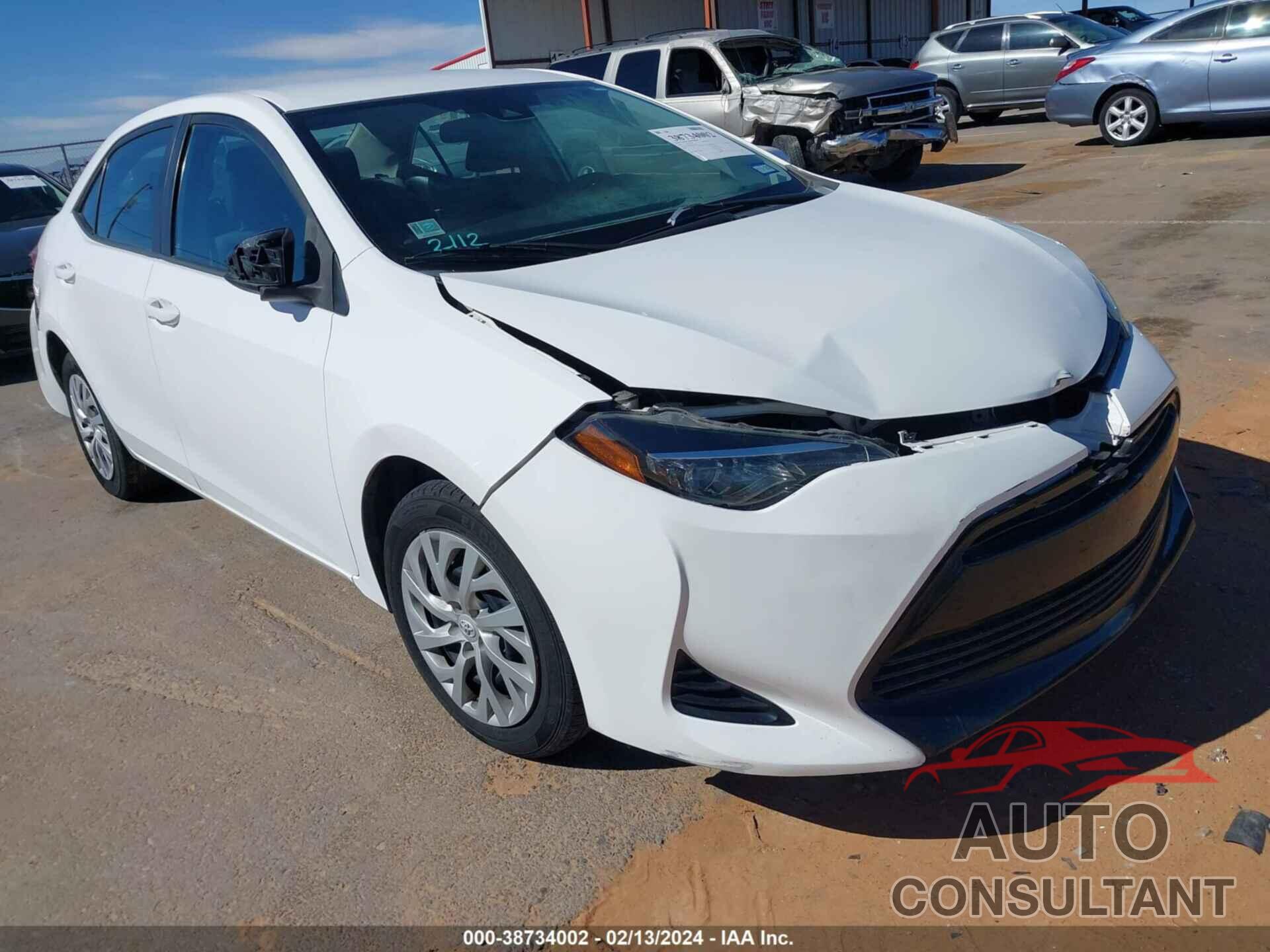 TOYOTA COROLLA 2018 - 2T1BURHEXJC973850