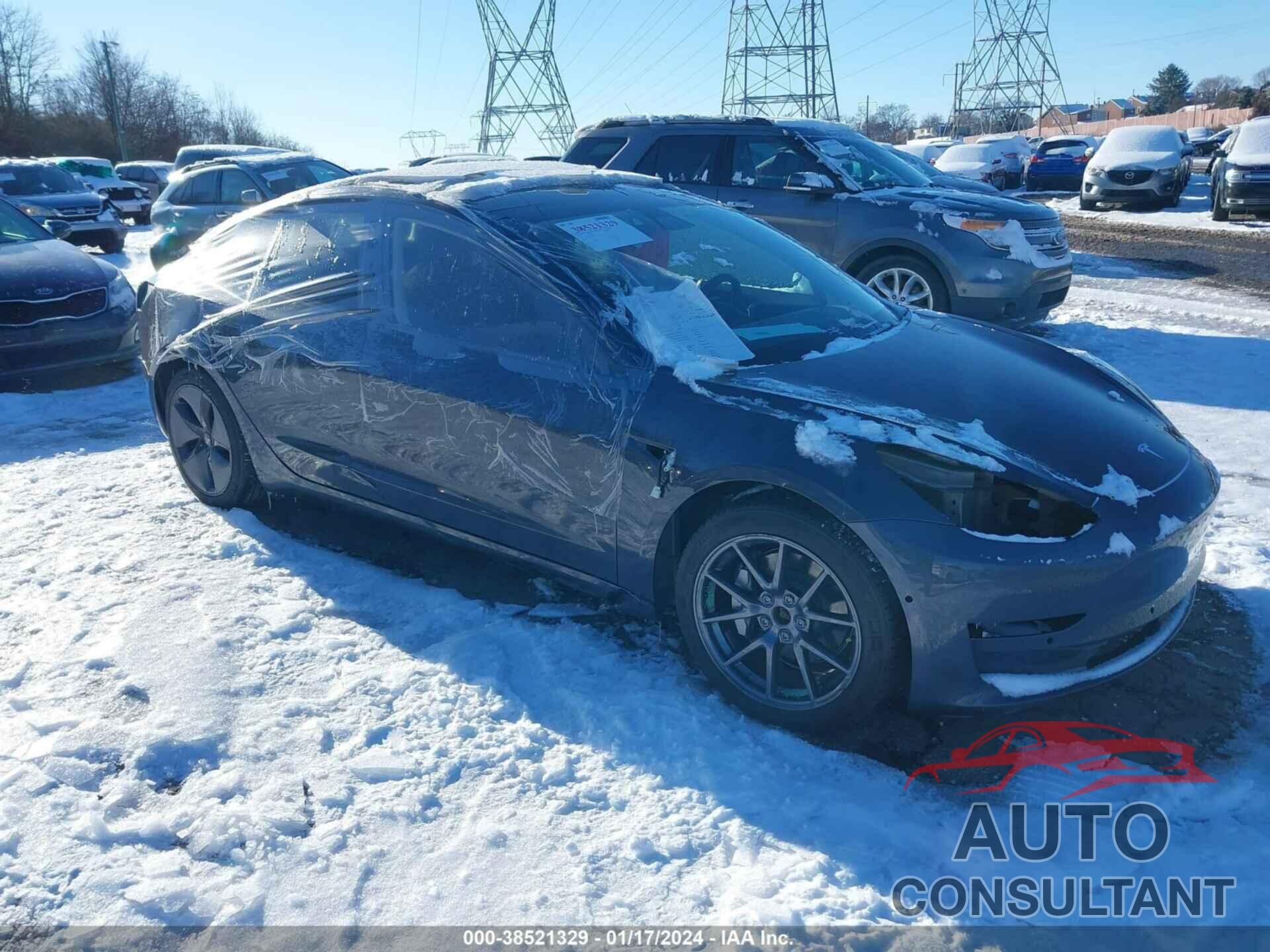 TESLA MODEL 3 2019 - 5YJ3E1EB1KF386026