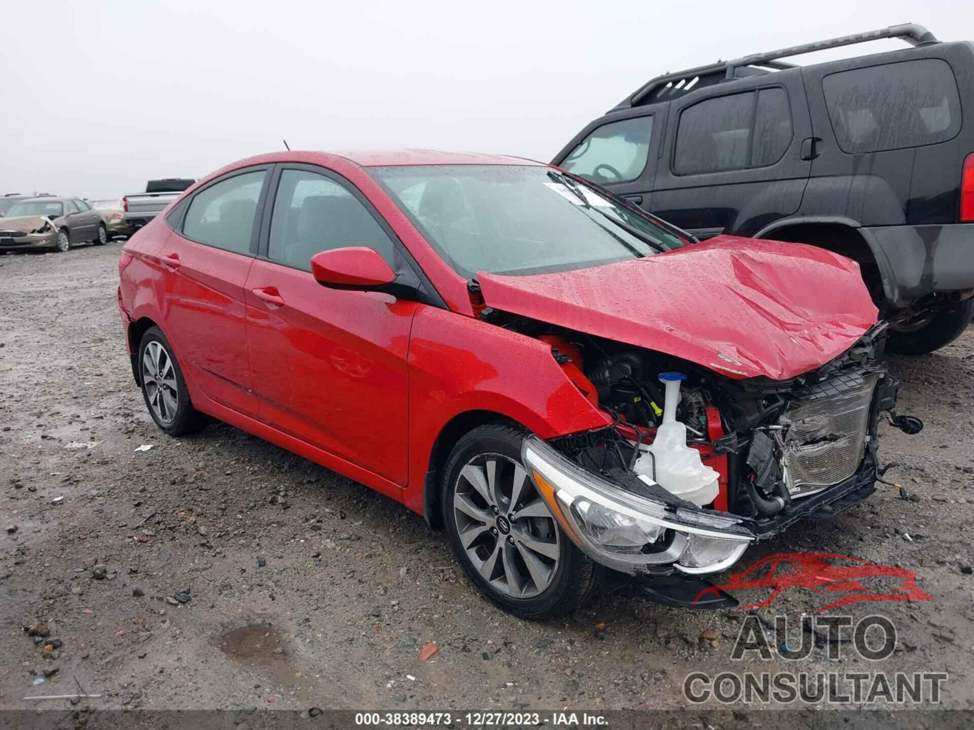 HYUNDAI ACCENT 2017 - KMHCT4AE7HU343524