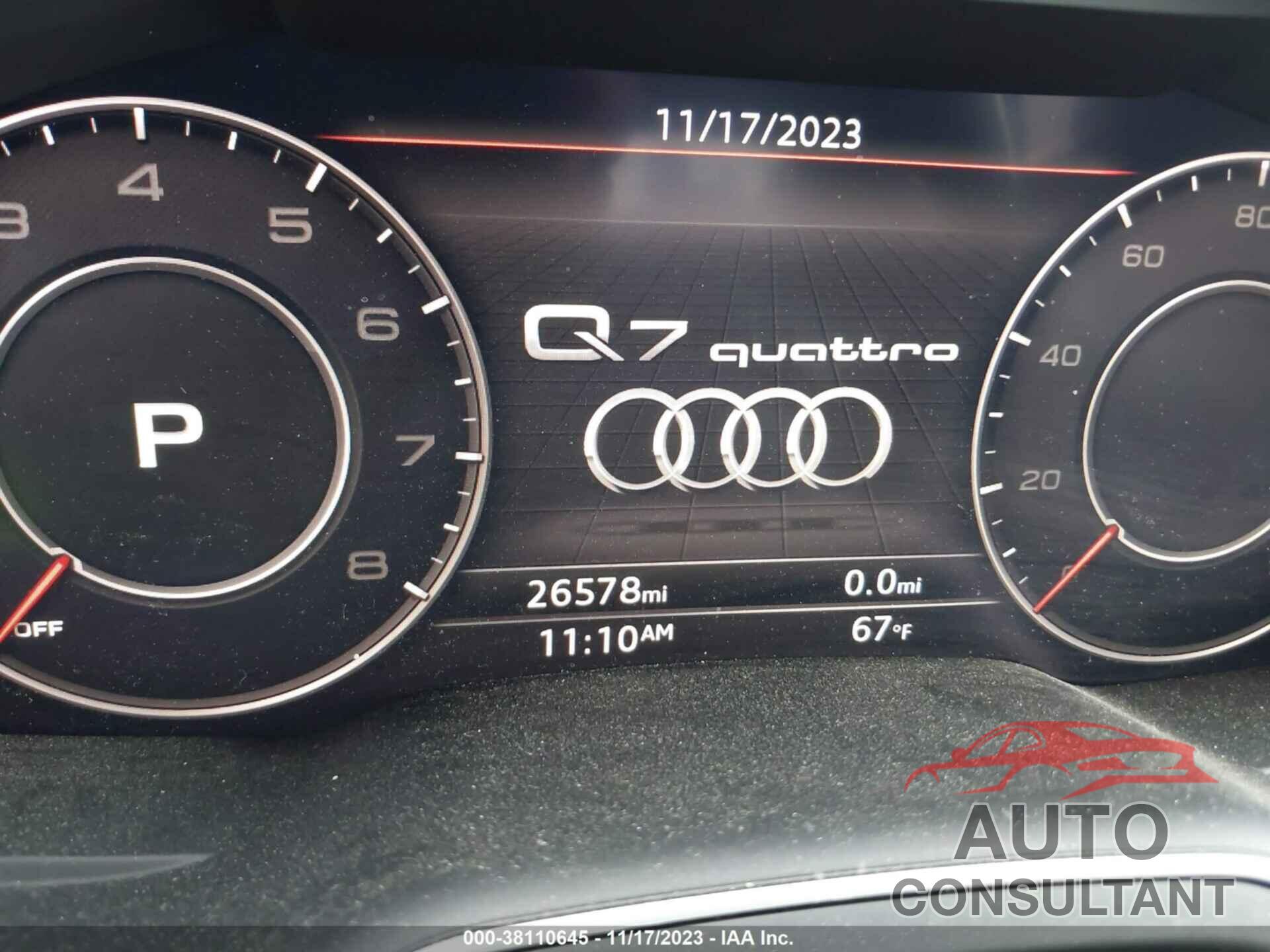 AUDI Q7 2019 - WA1LAAF71KD001586