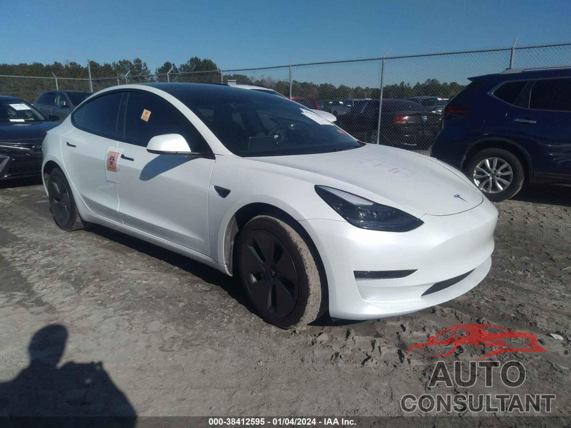 TESLA MODEL 3 2022 - 5YJ3E1EBXNF326850
