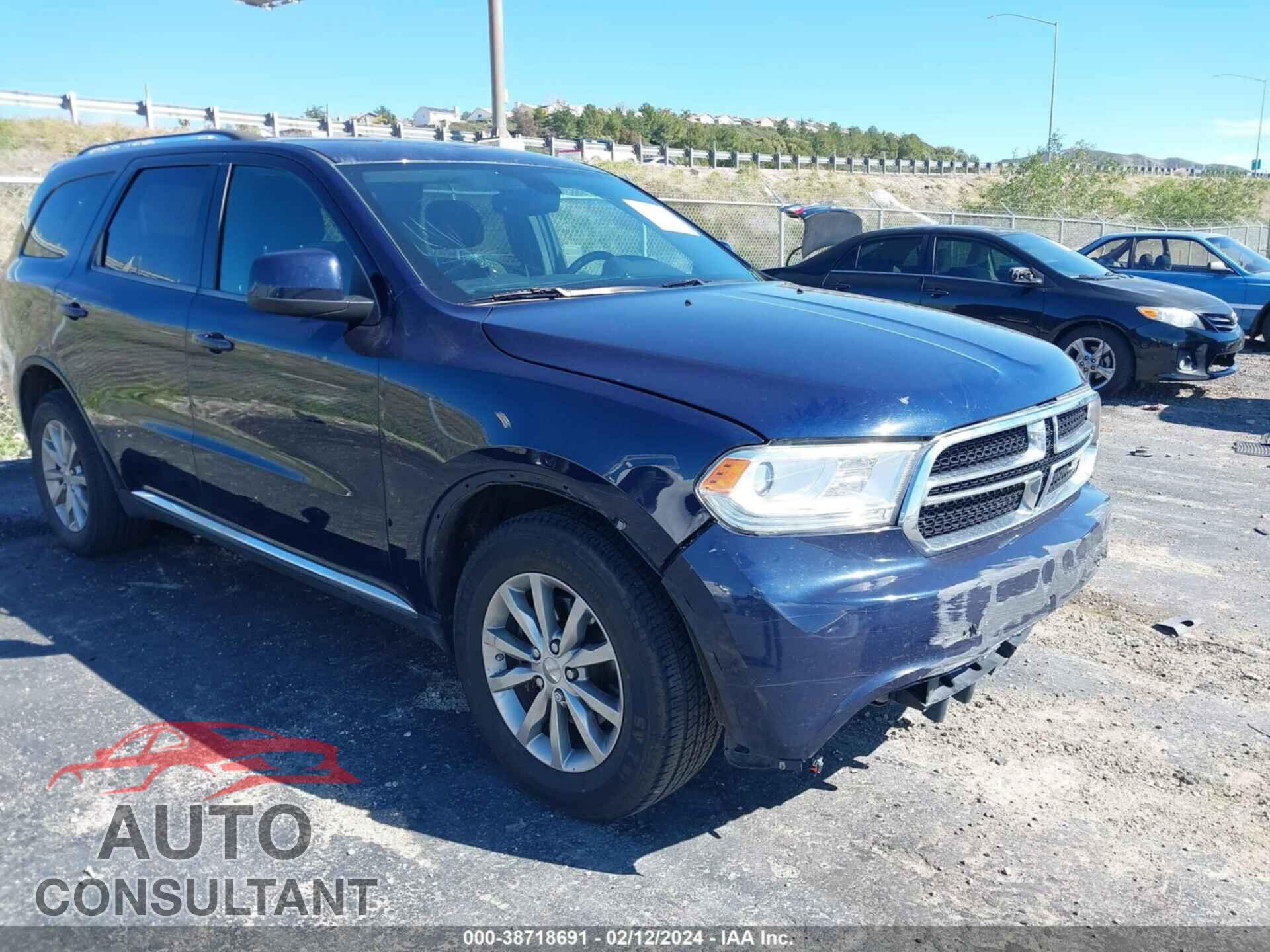 DODGE DURANGO 2017 - 1C4RDHAG3HC757734