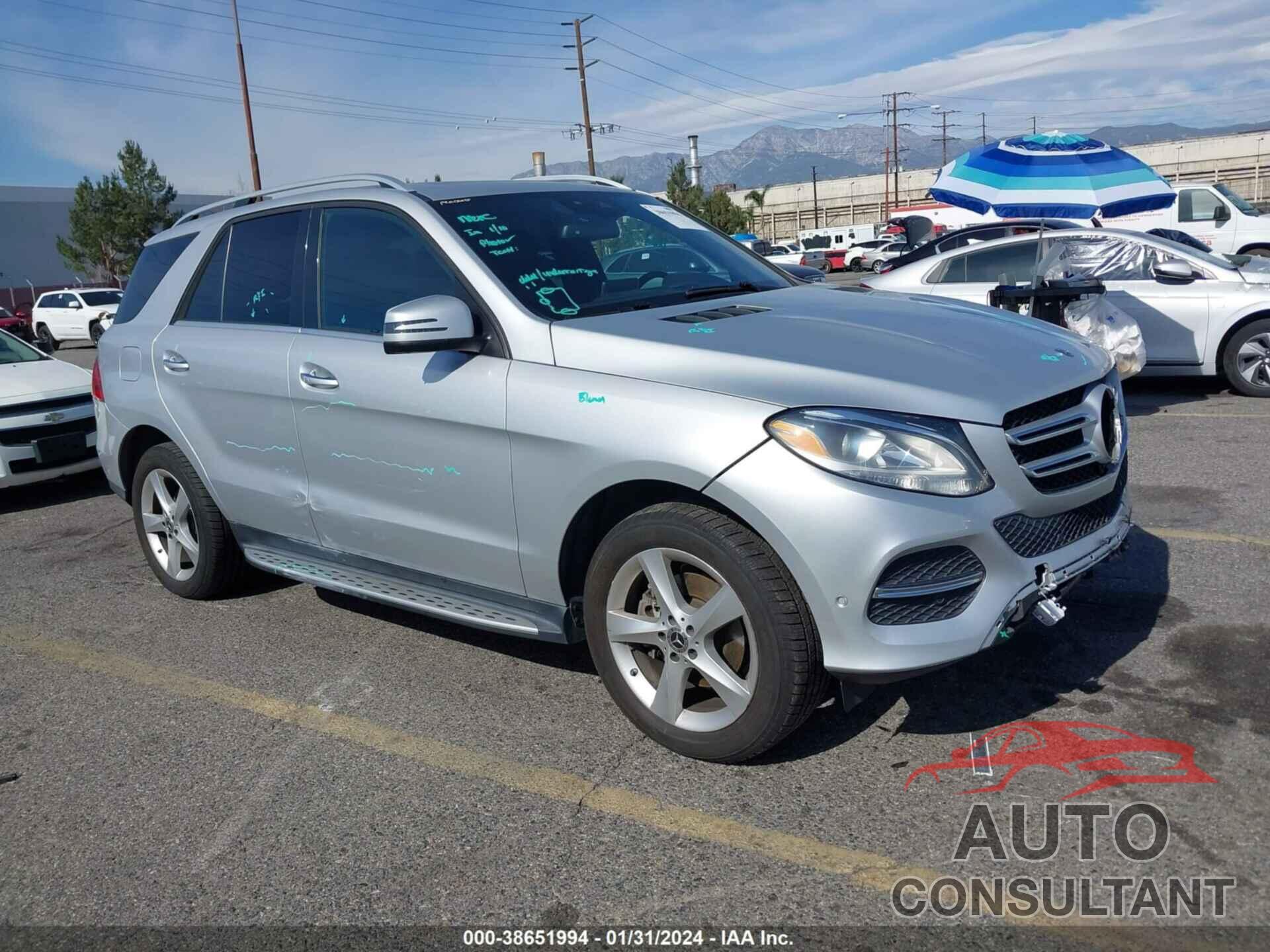 MERCEDES-BENZ GLE 350 2018 - 4JGDA5JB4JB202739