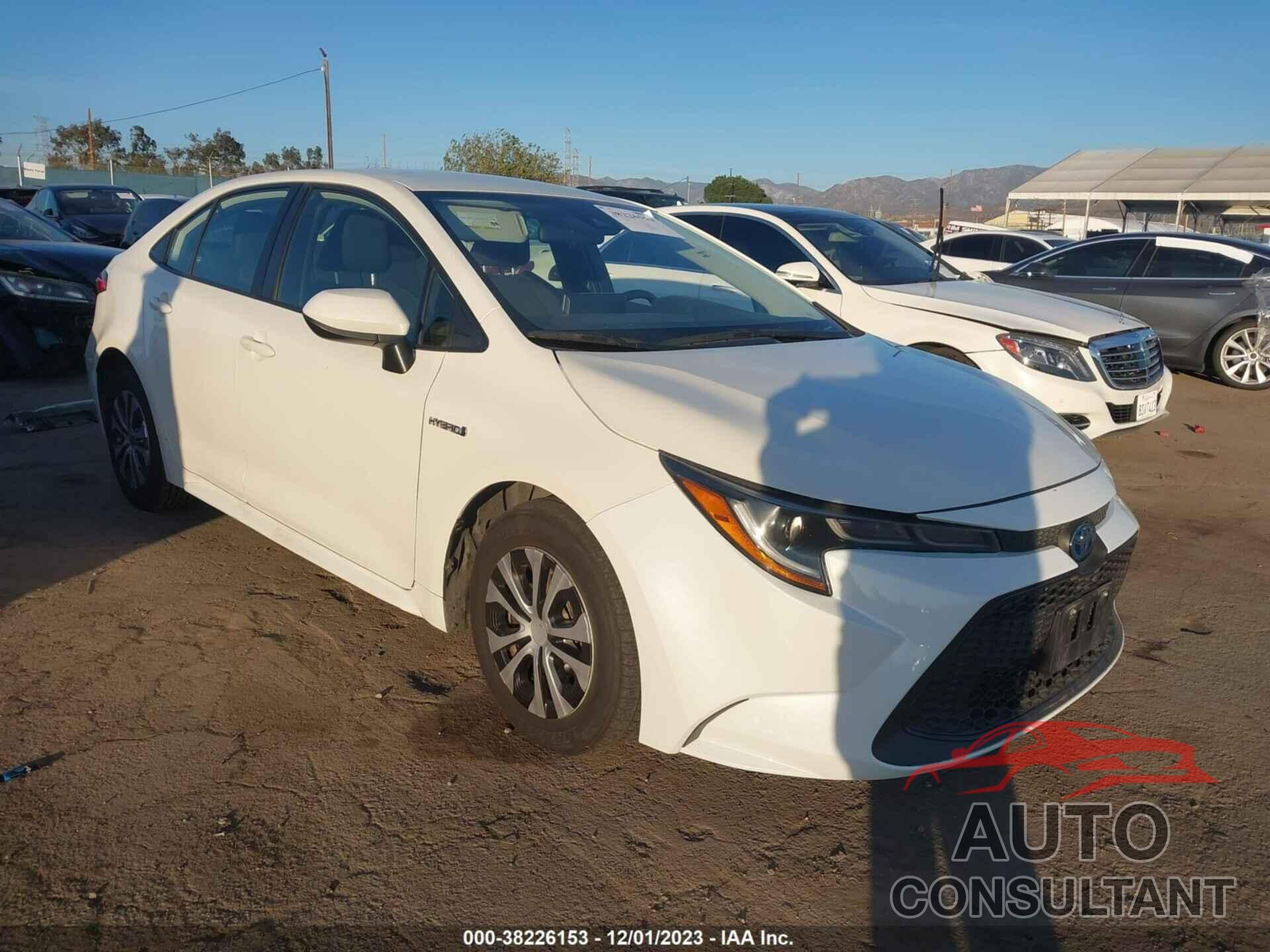 TOYOTA COROLLA 2021 - JTDEAMDE8MJ015233