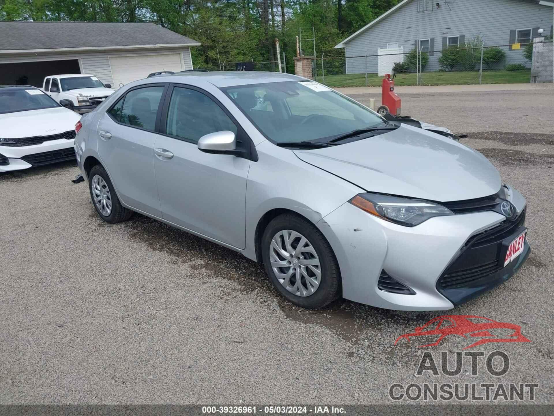 TOYOTA COROLLA 2019 - 2T1BURHE7KC191183