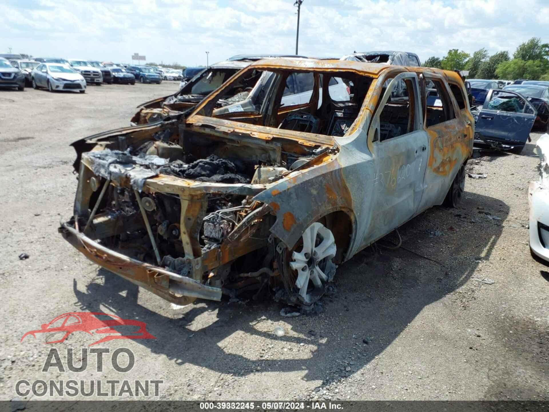 DODGE DURANGO 2012 - 1C4RDHAG9CC110649