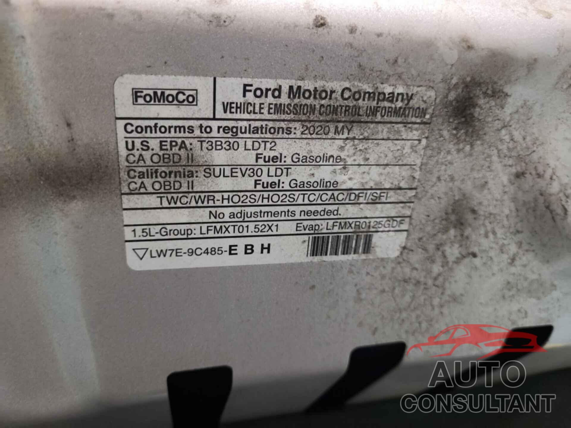 FORD ESCAPE 2020 - 1FMCU9H63LUC58200