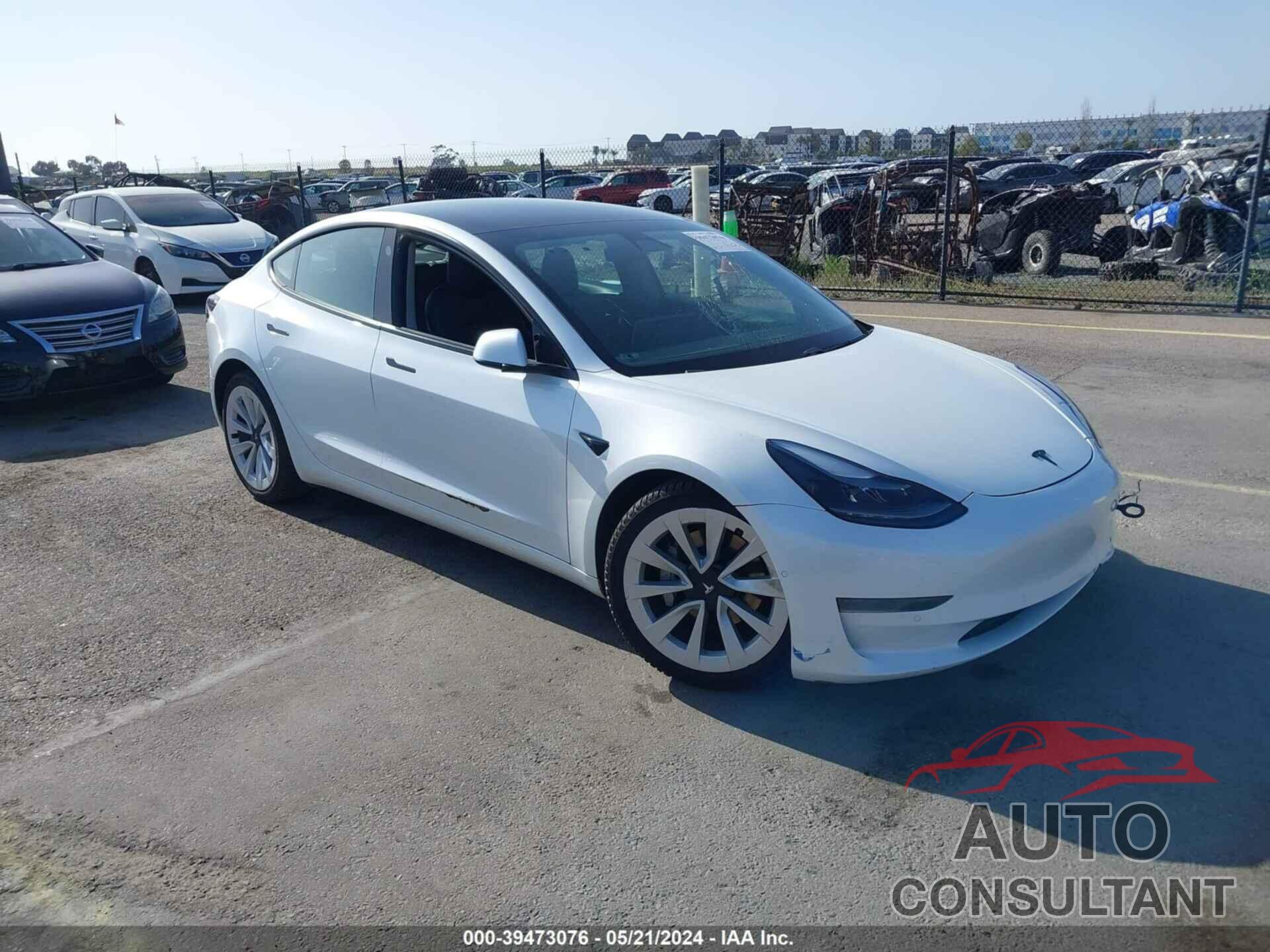 TESLA MODEL 3 2021 - 5YJ3E1EA3MF872038