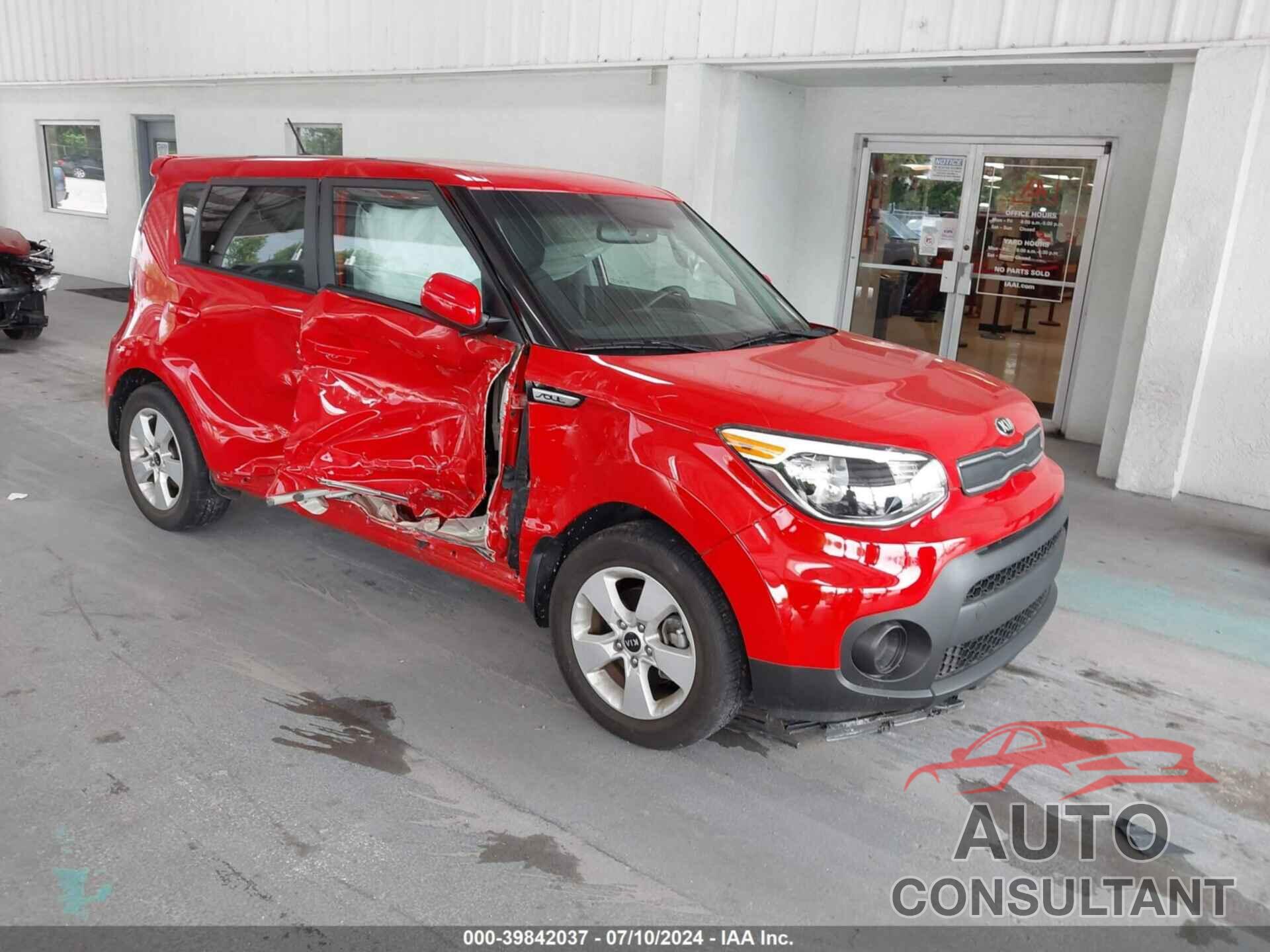 KIA SOUL 2019 - KNDJN2A24K7658268