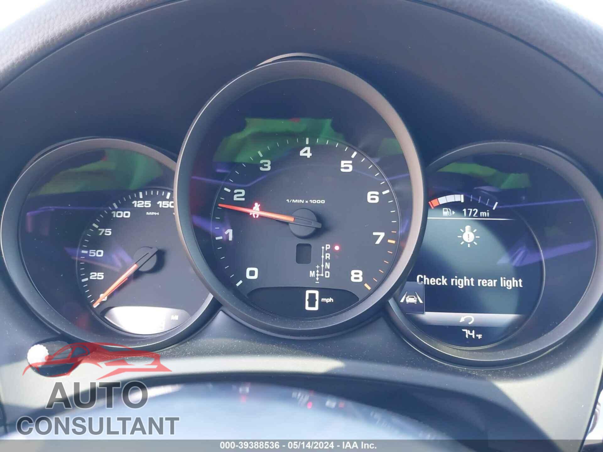 PORSCHE MACAN 2020 - WP1AA2A54LLB04449