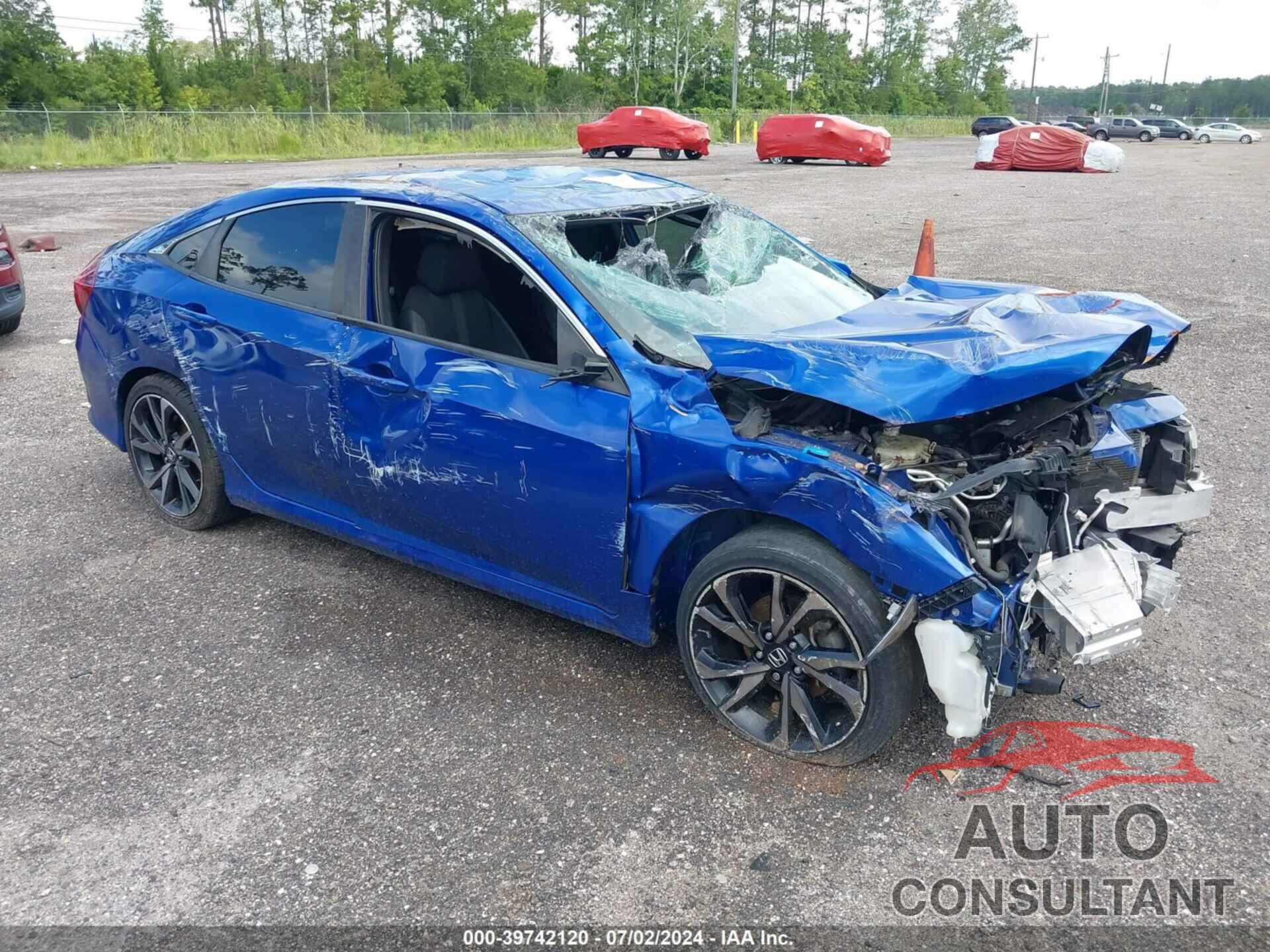 HONDA CIVIC 2019 - 2HGFC2F89KH566426