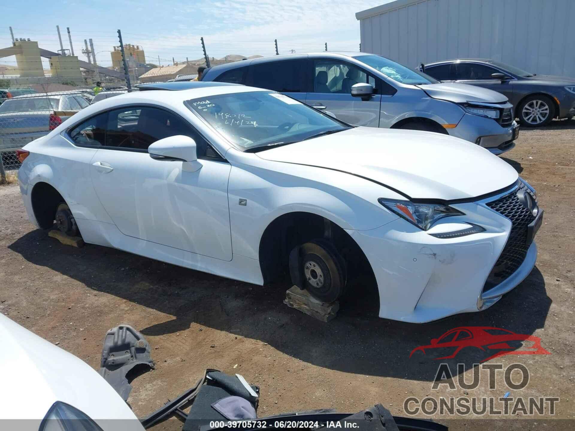 LEXUS RC 200T 2017 - JTHHA5BCXH5005630