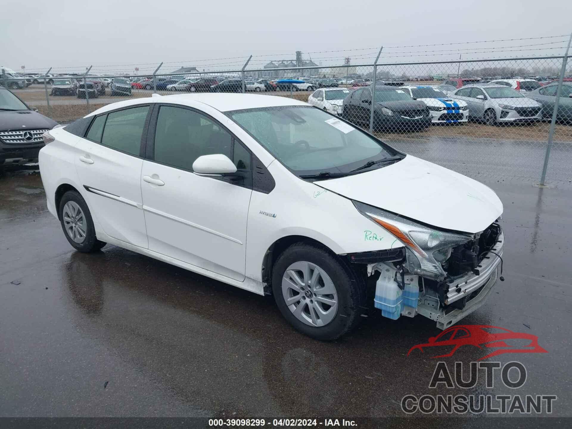 TOYOTA PRIUS 2017 - JTDKBRFU2H3554927