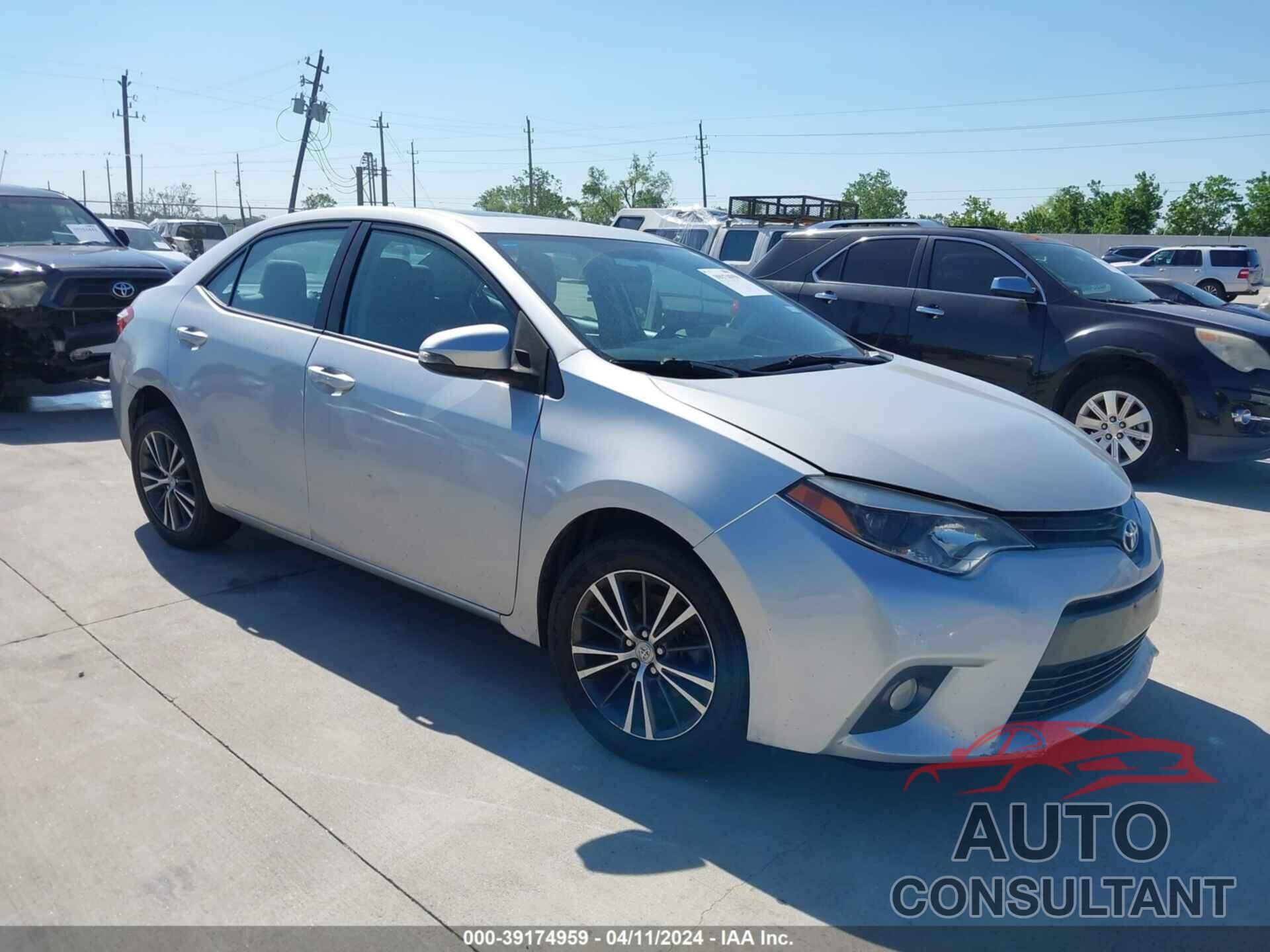 TOYOTA COROLLA 2016 - 2T1BURHE4GC485776
