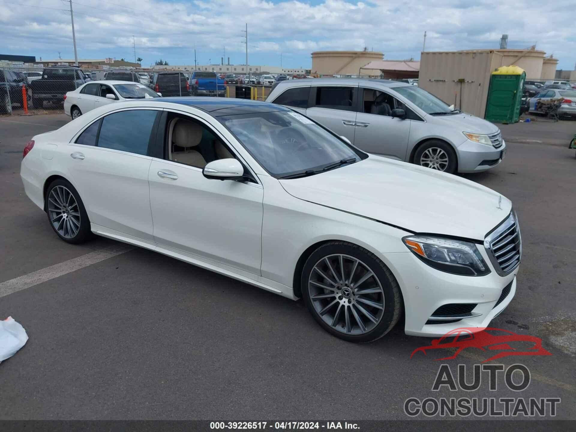 MERCEDES-BENZ S 550 2017 - WDDUG8CB9HA330966