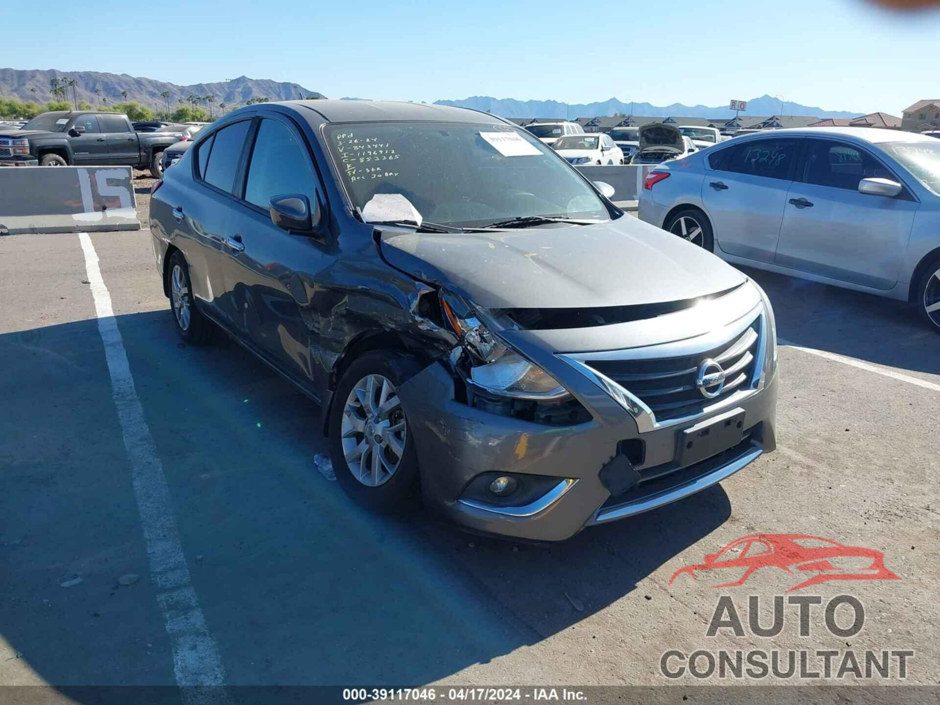 NISSAN VERSA 2017 - 3N1CN7AP7HL843441