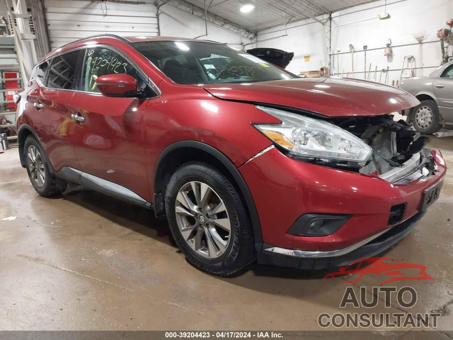 NISSAN MURANO 2017 - 5N1AZ2MH0HN185022