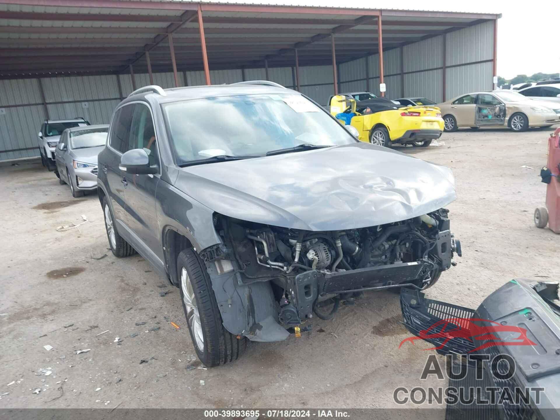 VOLKSWAGEN TIGUAN 2016 - WVGBV7AX4GW573887