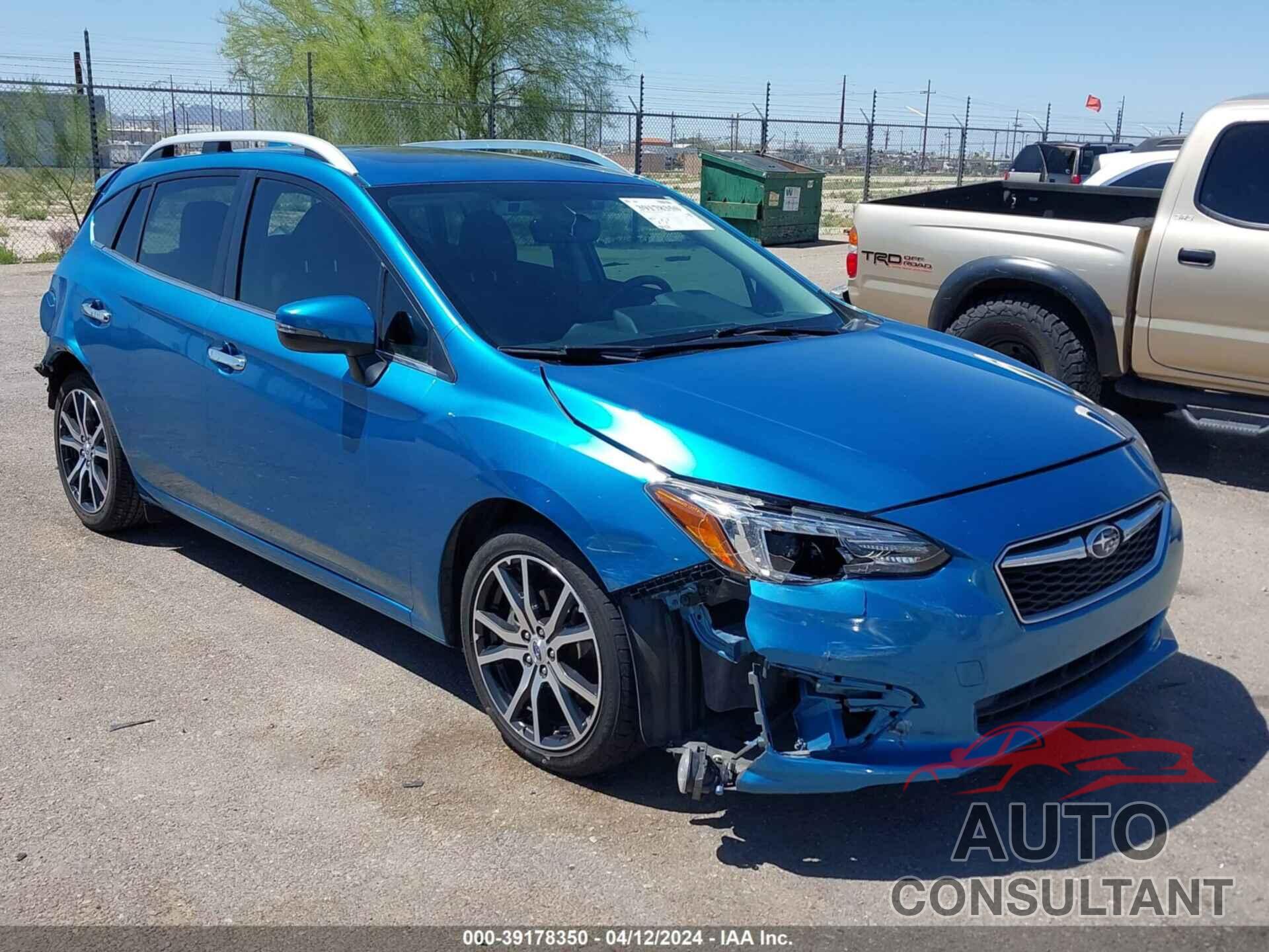 SUBARU IMPREZA 2017 - 4S3GTAU62H3732389