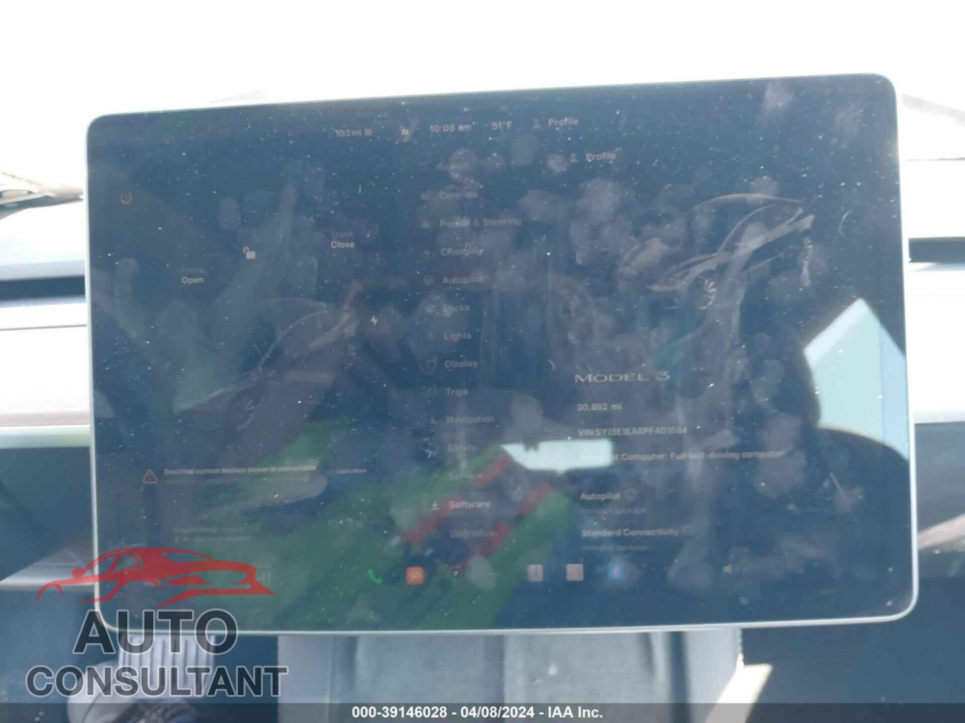 TESLA MODEL 3 2023 - 5YJ3E1EA8PF401684