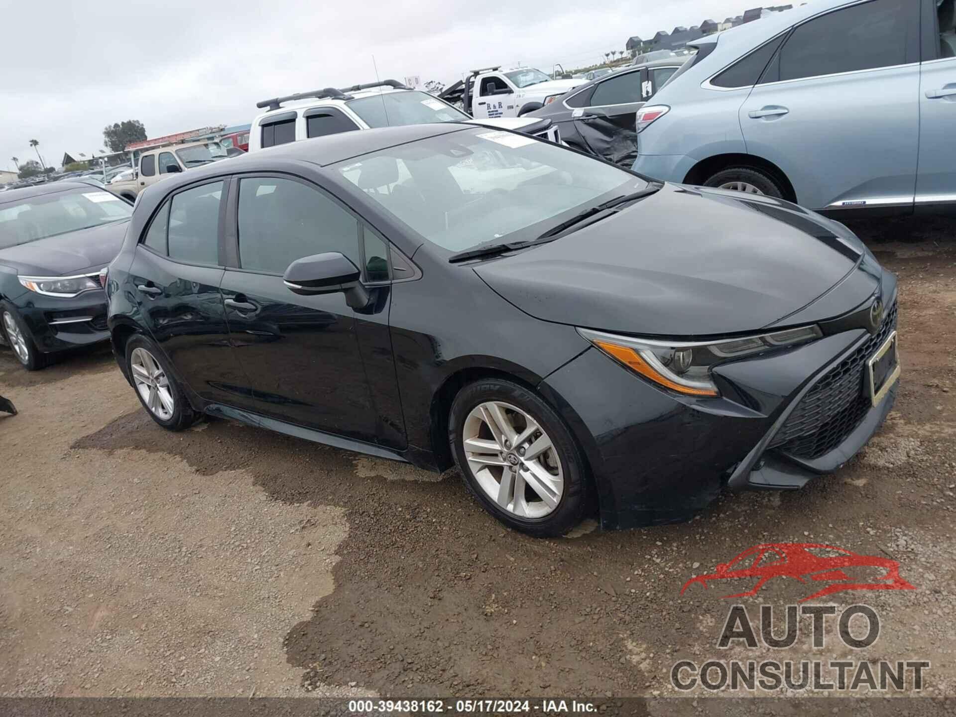TOYOTA COROLLA 2019 - JTNK4RBE0K3055314