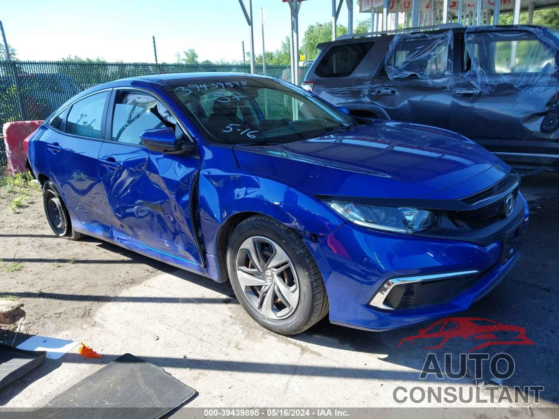 HONDA CIVIC 2019 - 2HGFC2F62KH561129